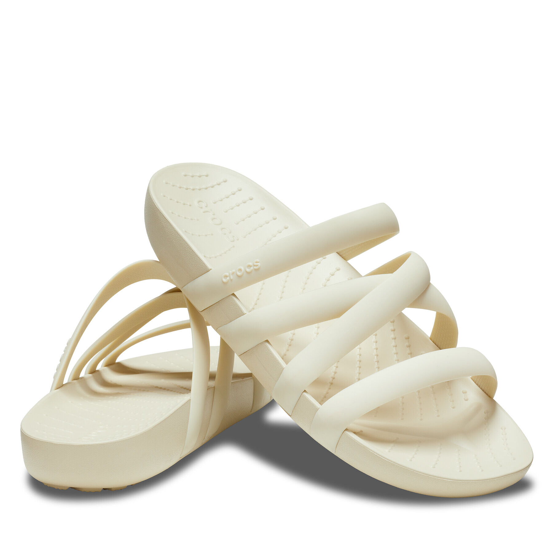 Crocs Чехли Splash Strappy Sandal W 208217 Бежов - Pepit.bg