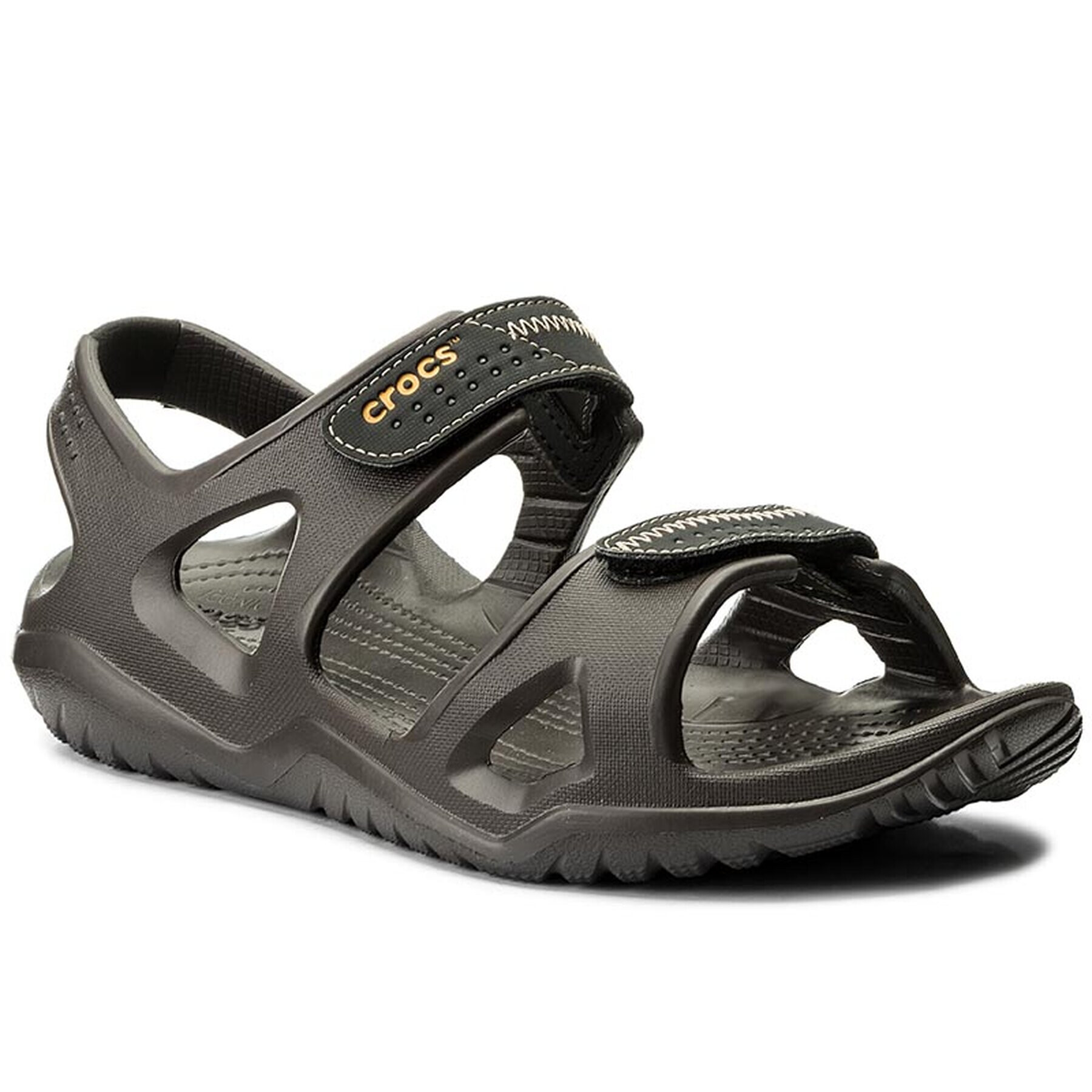 Crocs Сандали Swiftwater River Sandal M 203965 Кафяв - Pepit.bg