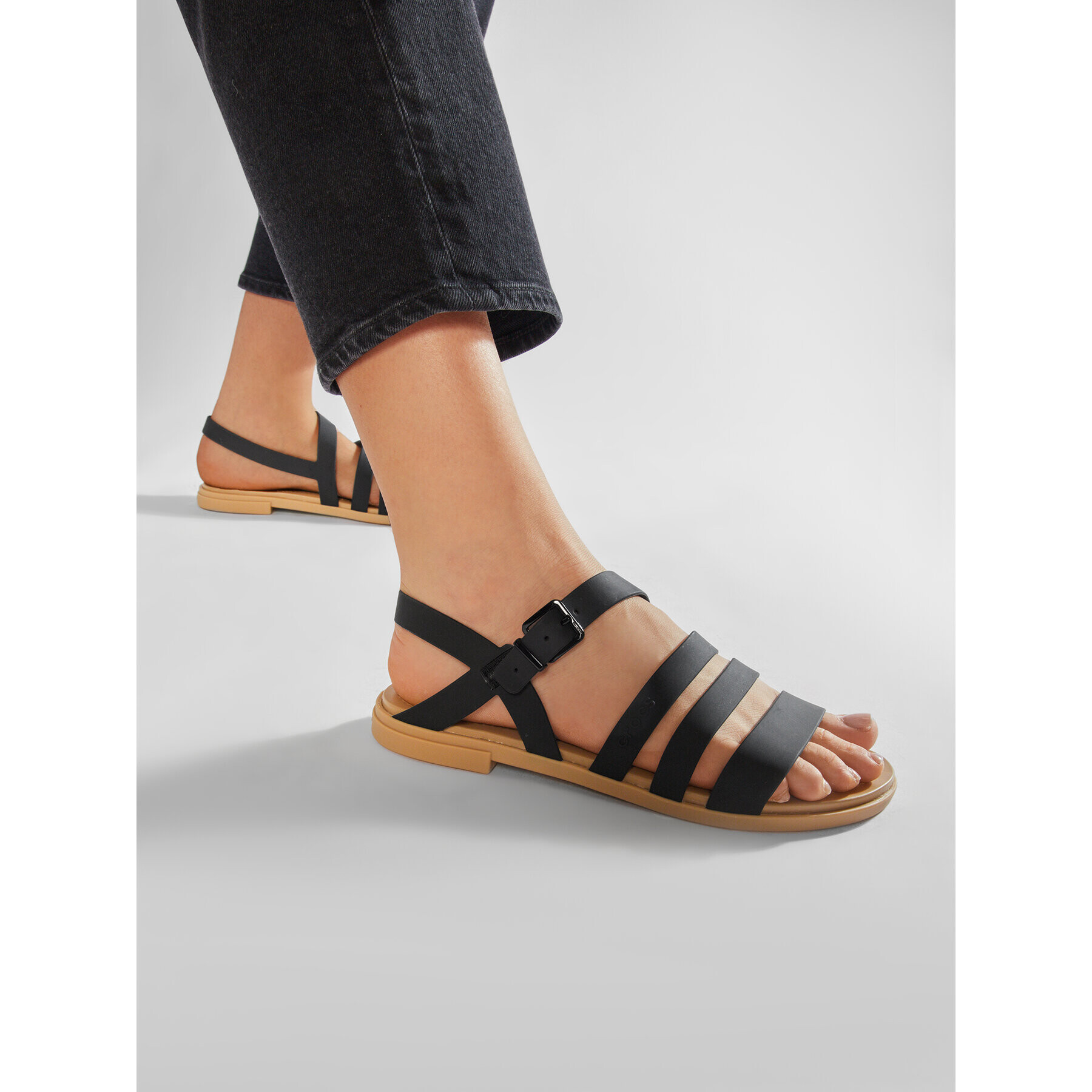 Crocs Сандали Tulum Sandal W 206107 Черен - Pepit.bg