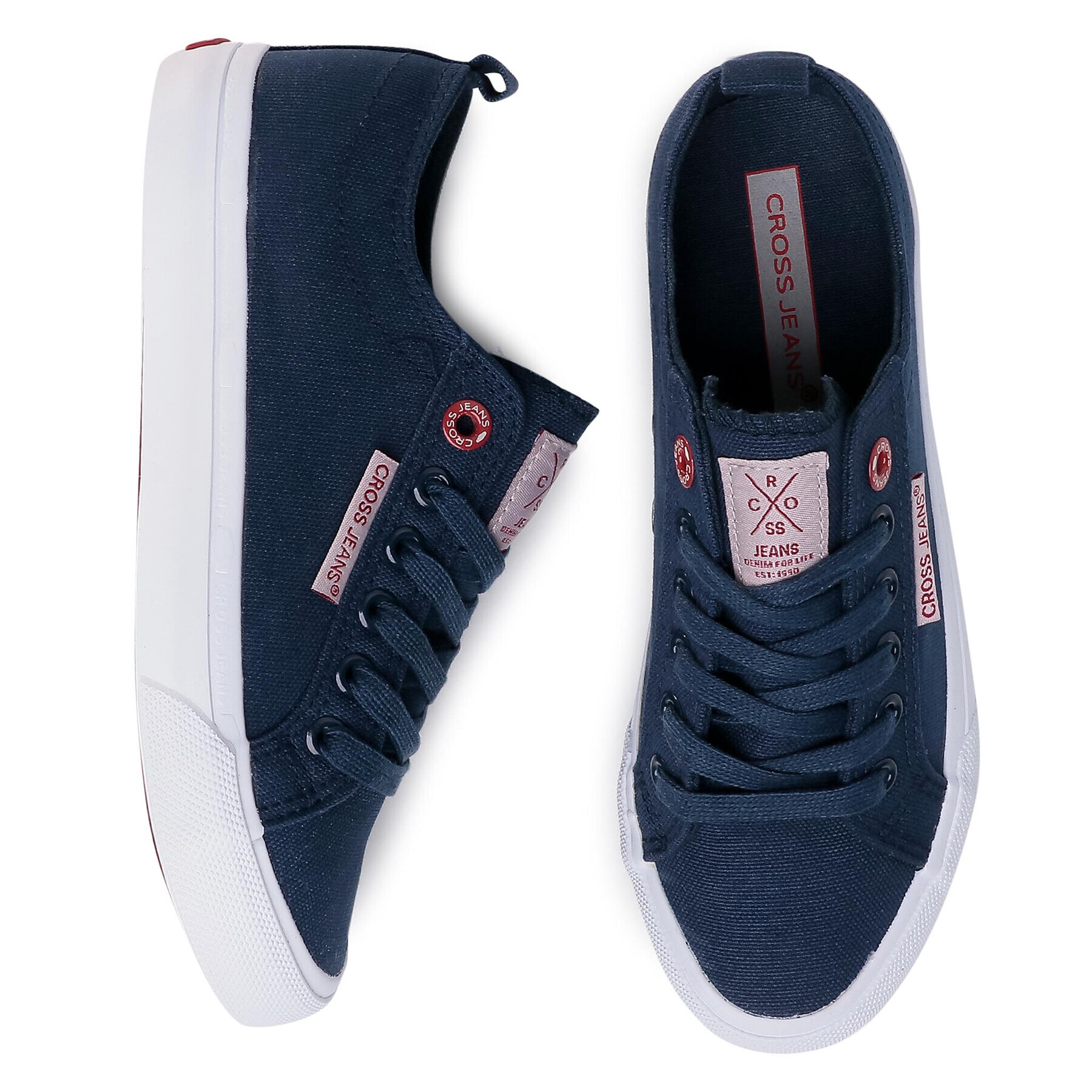 Cross Jeans Гуменки DD2R4022CSS20 Тъмносин - Pepit.bg