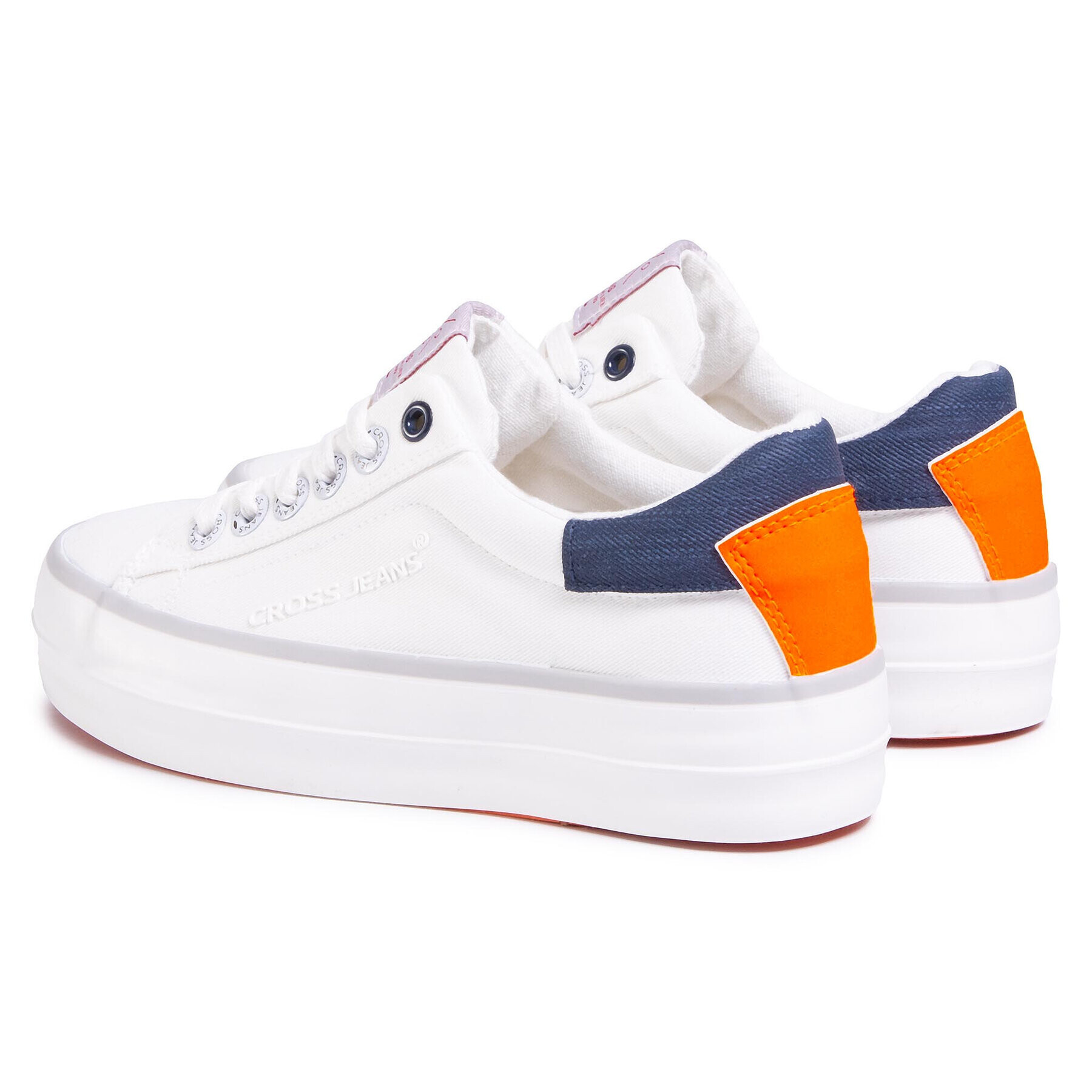 Cross Jeans Гуменки FF2R4080C Бял - Pepit.bg