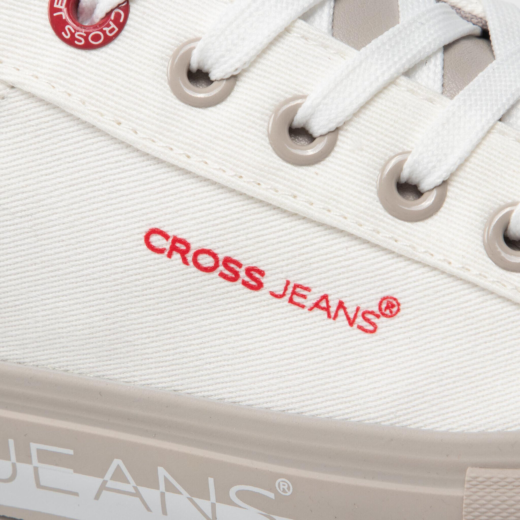 Cross Jeans Гуменки JJ1R4025C Бял - Pepit.bg