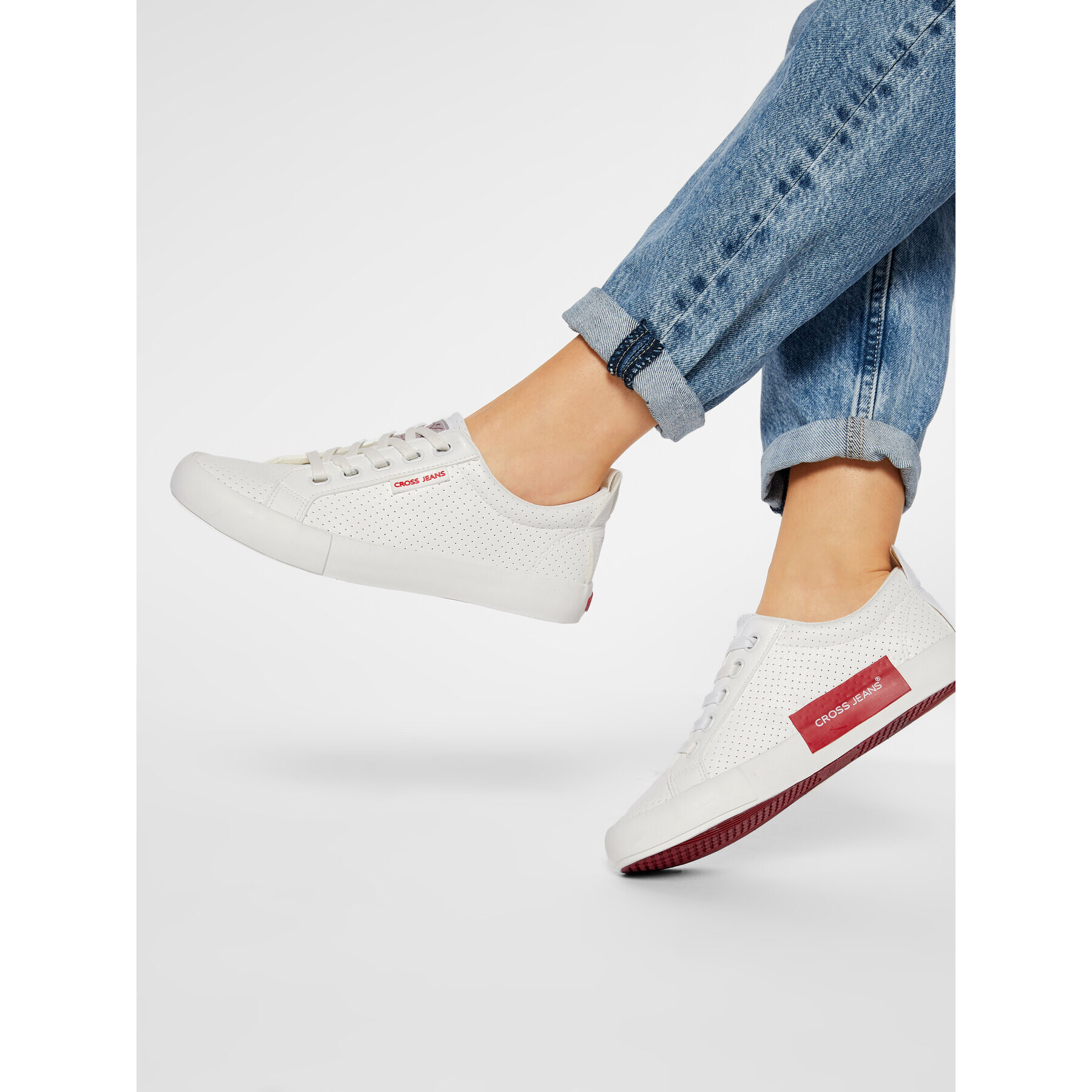Cross Jeans Сникърси FF2R4052C Бял - Pepit.bg