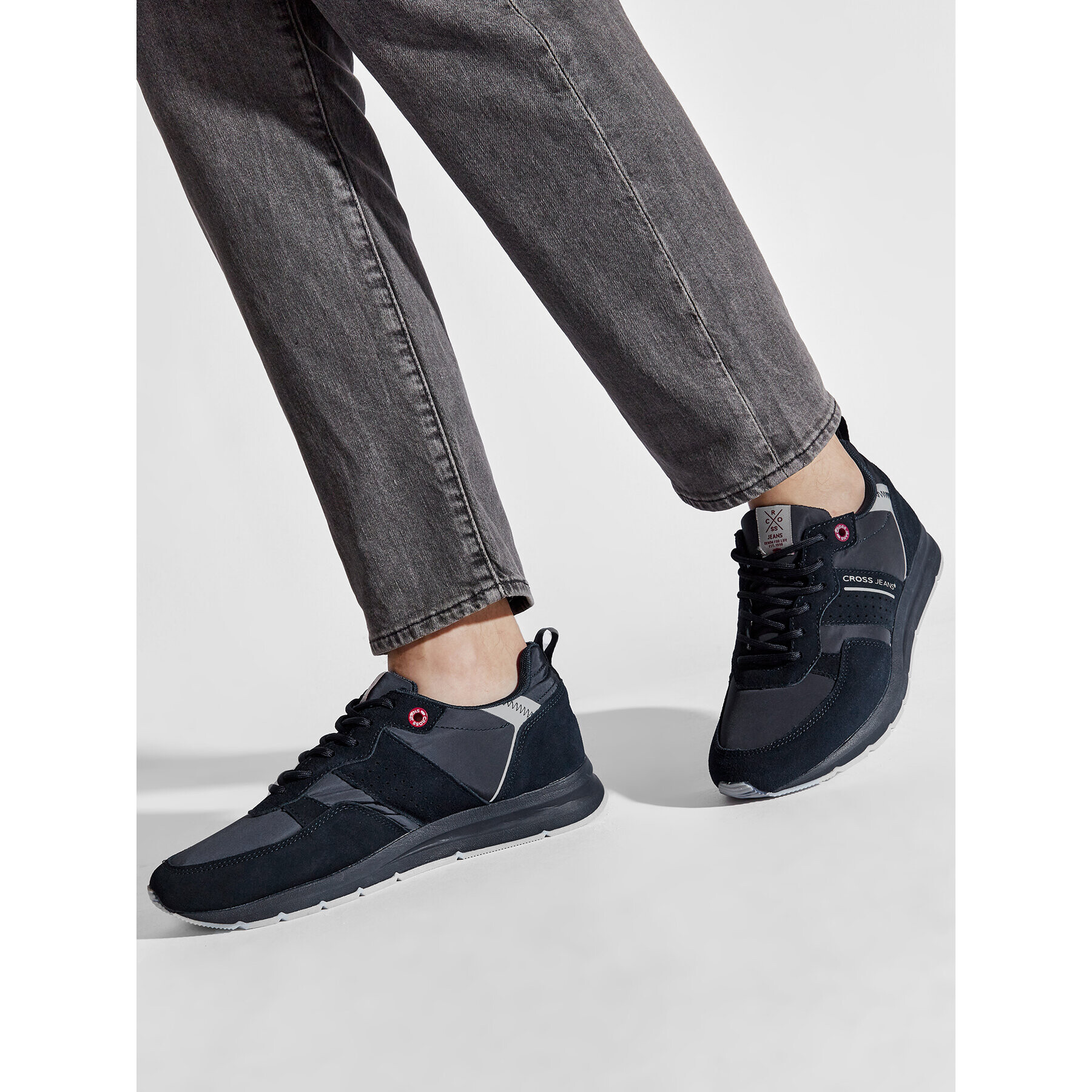 Cross Jeans Сникърси JJ1R4015C Тъмносин - Pepit.bg