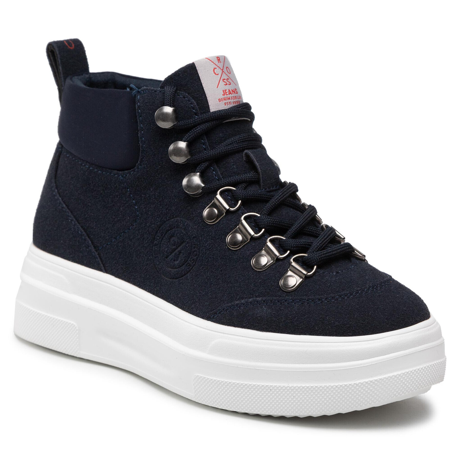 Cross Jeans Сникърси KK2R4075C Тъмносин - Pepit.bg