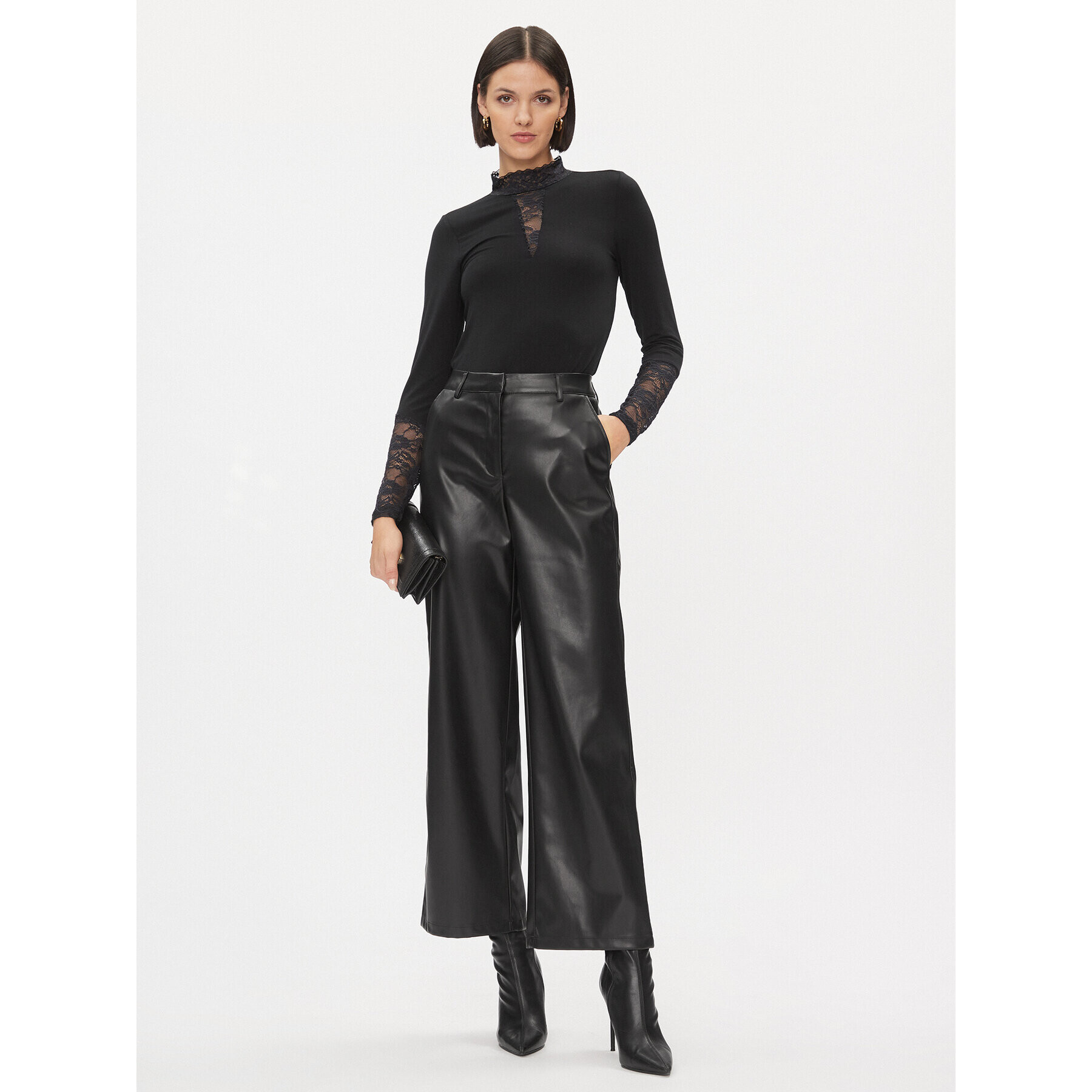 Culture Блуза Cupoppy 50102691 Черен Slim Fit - Pepit.bg