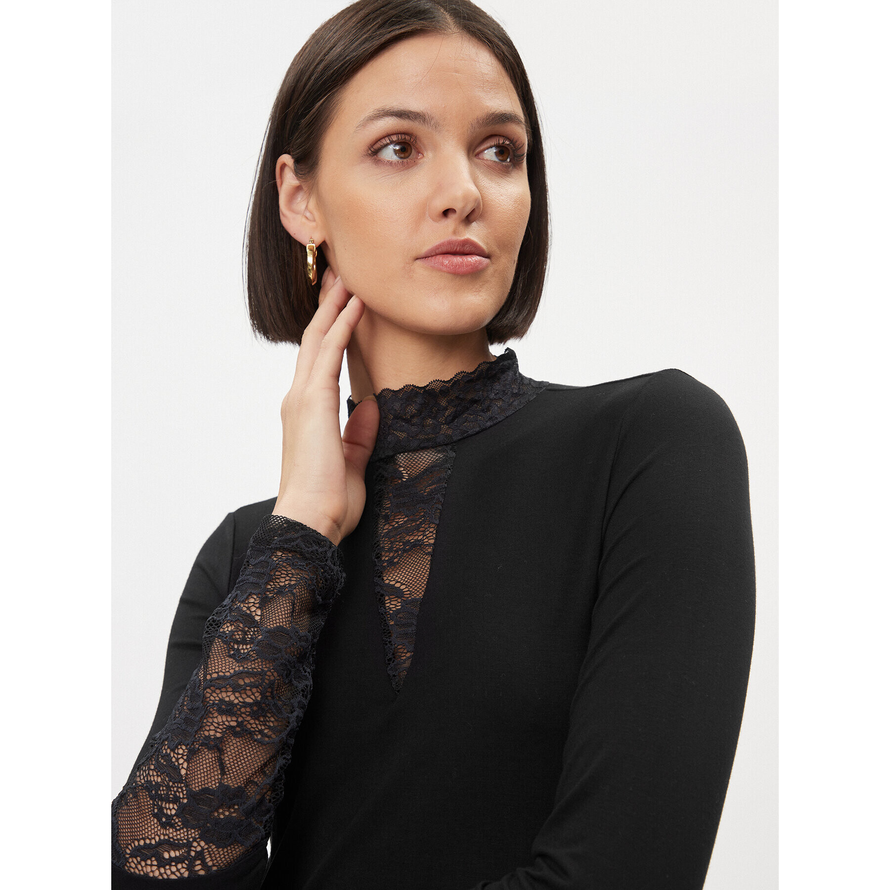 Culture Блуза Cupoppy 50102691 Черен Slim Fit - Pepit.bg