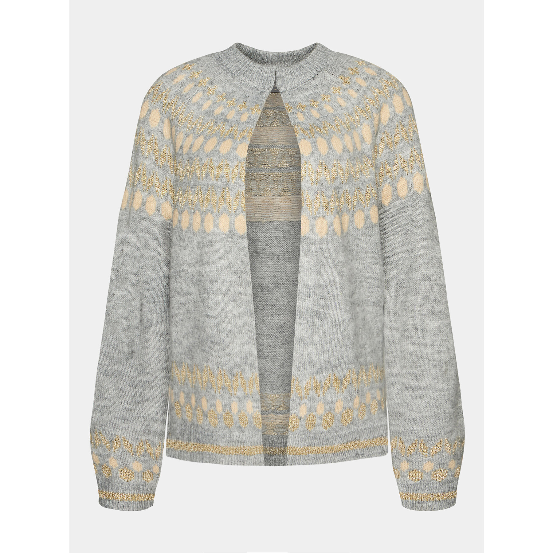 Culture Кардиган Cuthurid 50109942 Сив Relaxed Fit - Pepit.bg