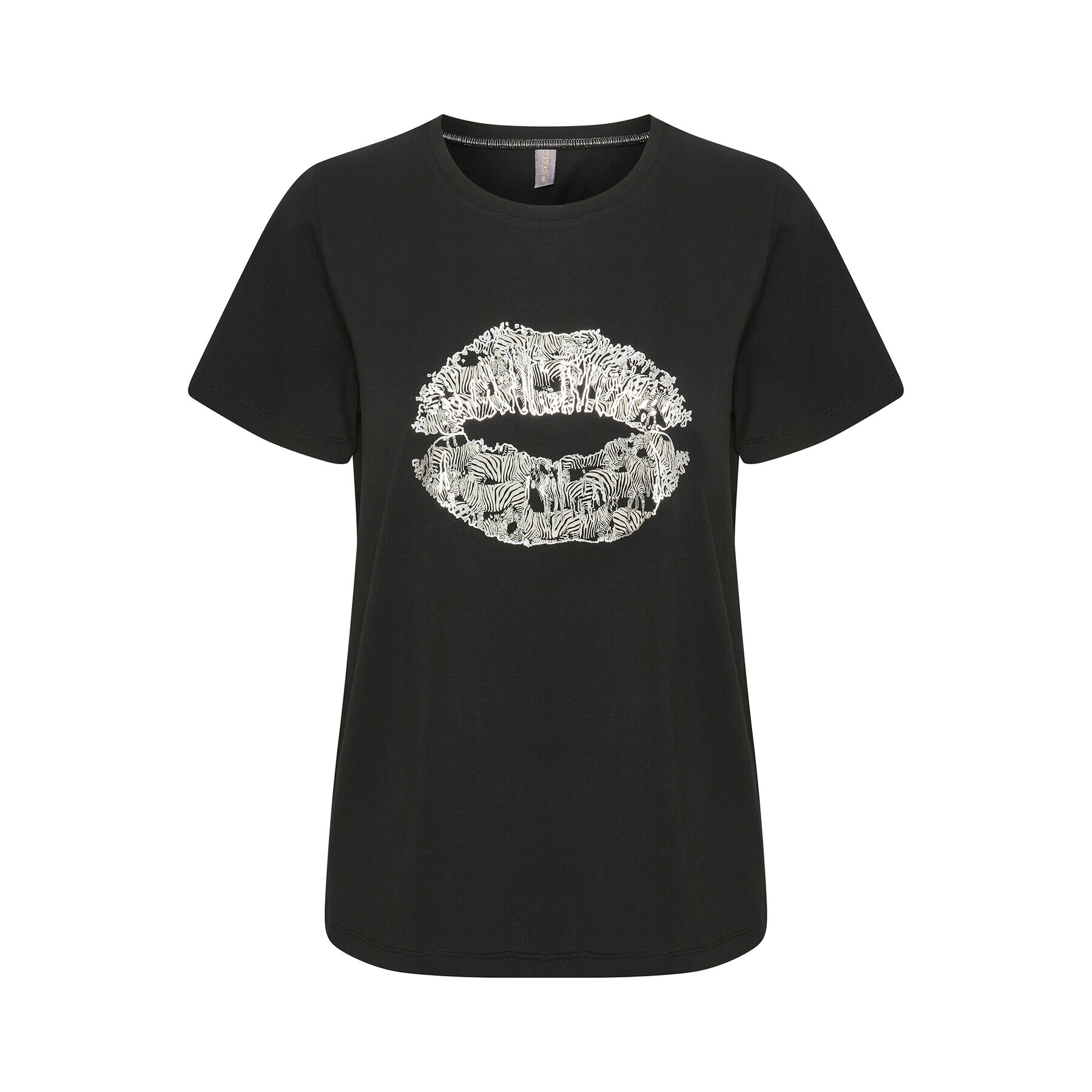 Culture Тишърт Gith 50109292 Черен Relaxed Fit - Pepit.bg