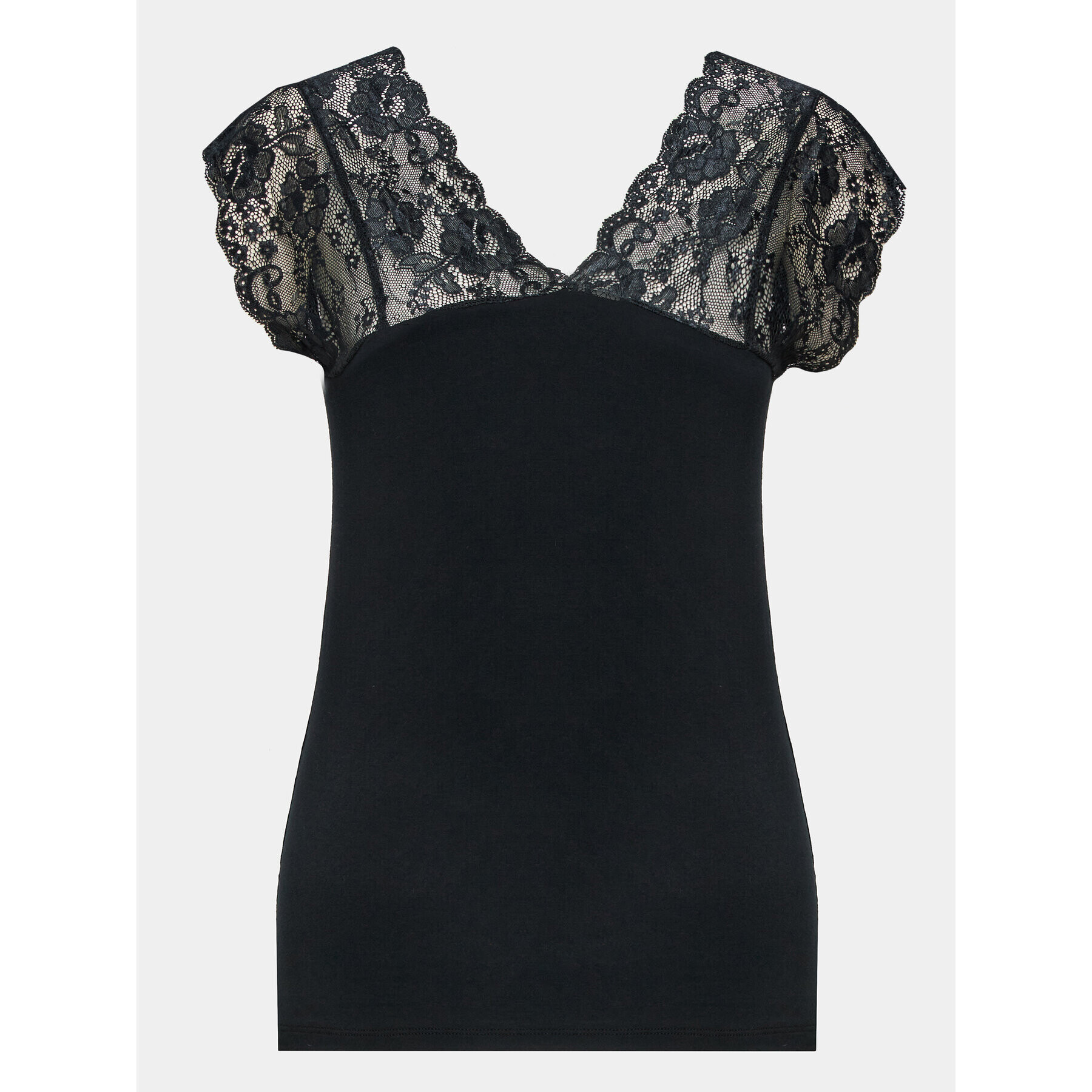 Culture топ Cupoppy 50100306 Черен Slim Fit - Pepit.bg