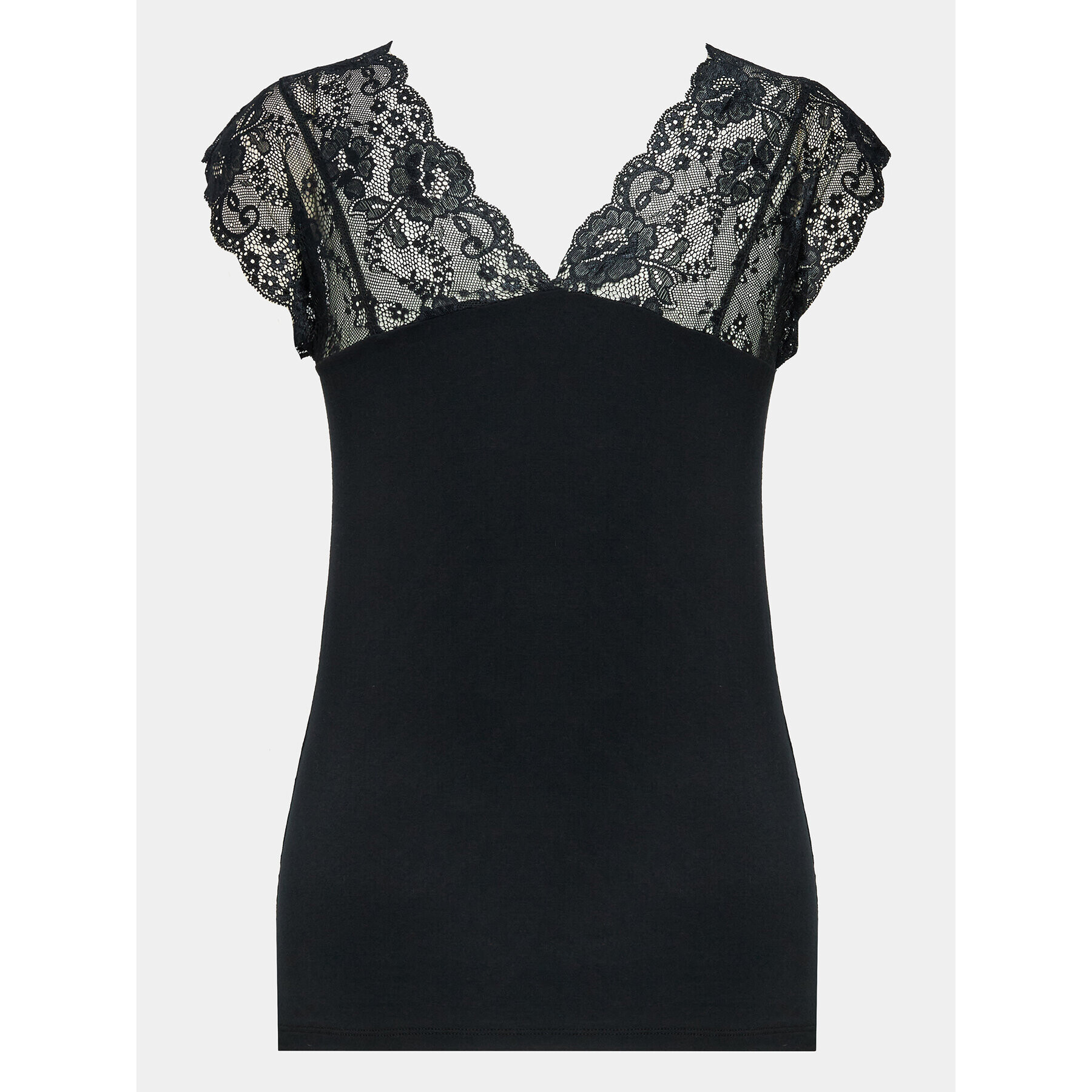 Culture топ Cupoppy 50100306 Черен Slim Fit - Pepit.bg