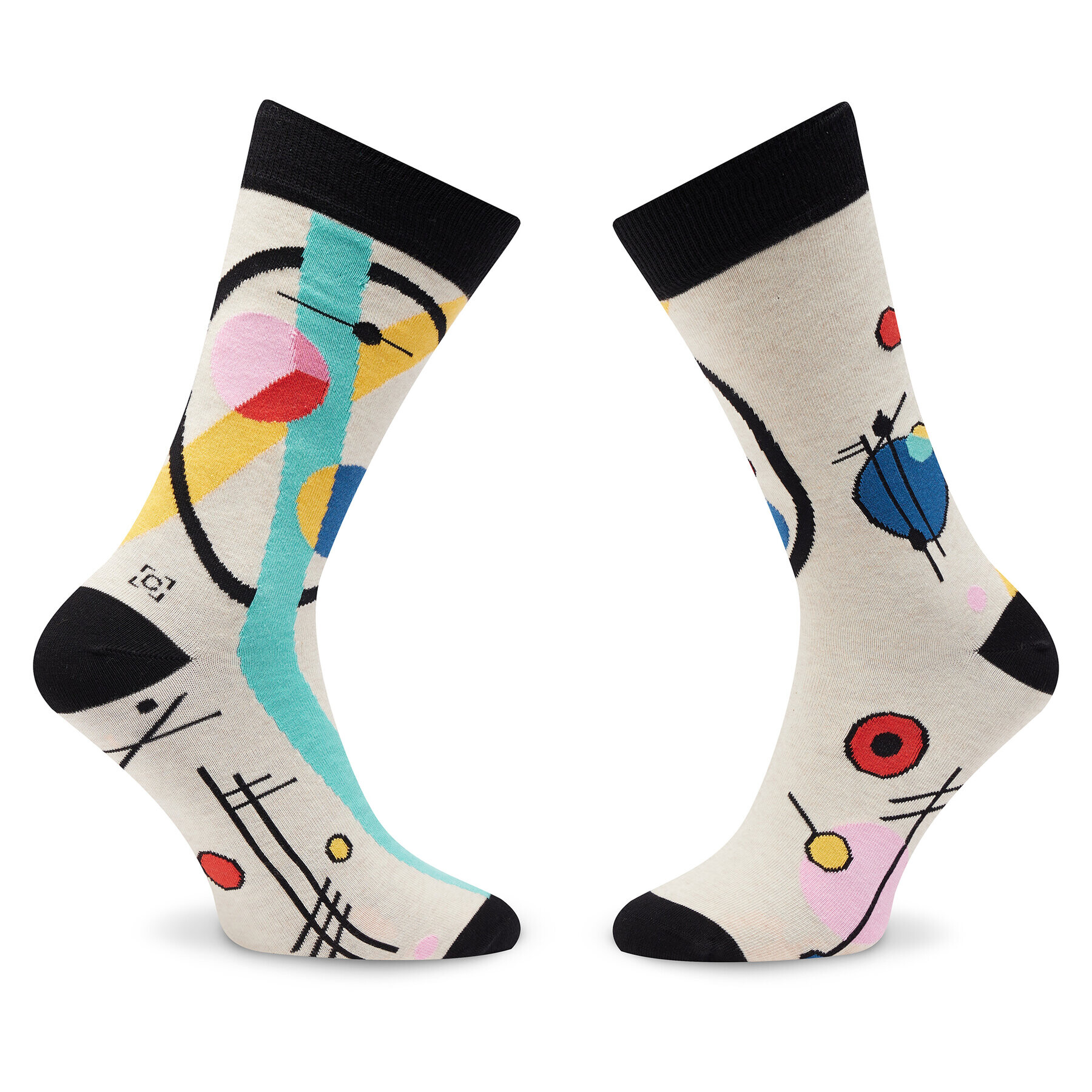 Curator Socks Дълги чорапи unisex Circles Цветен - Pepit.bg