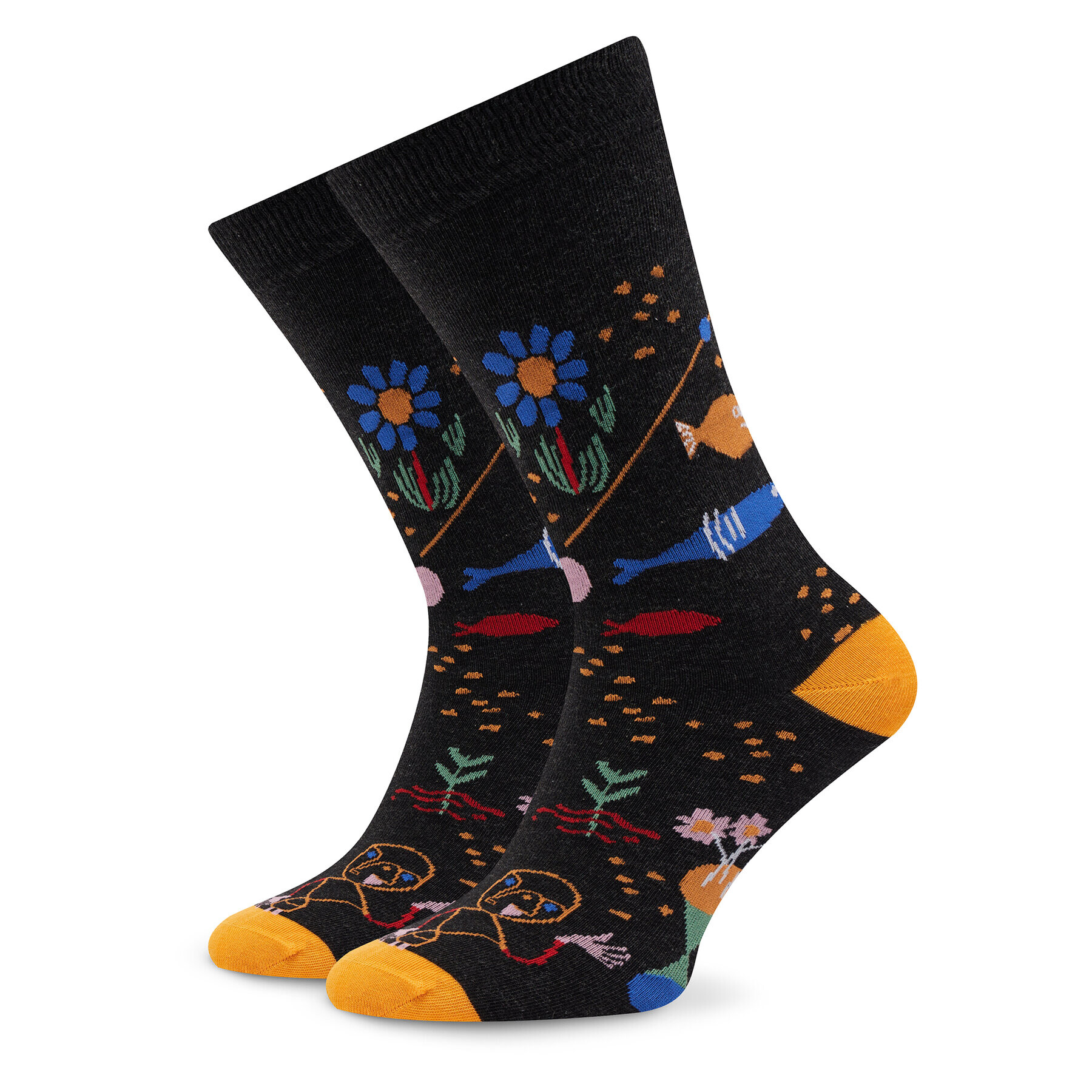 Curator Socks Дълги чорапи unisex Fish Цветен - Pepit.bg