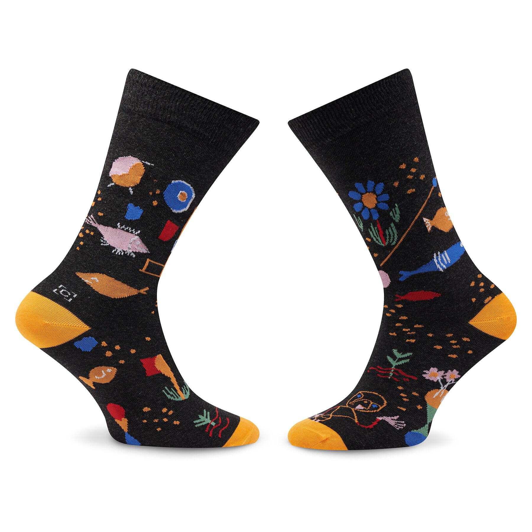 Curator Socks Дълги чорапи unisex Fish Цветен - Pepit.bg