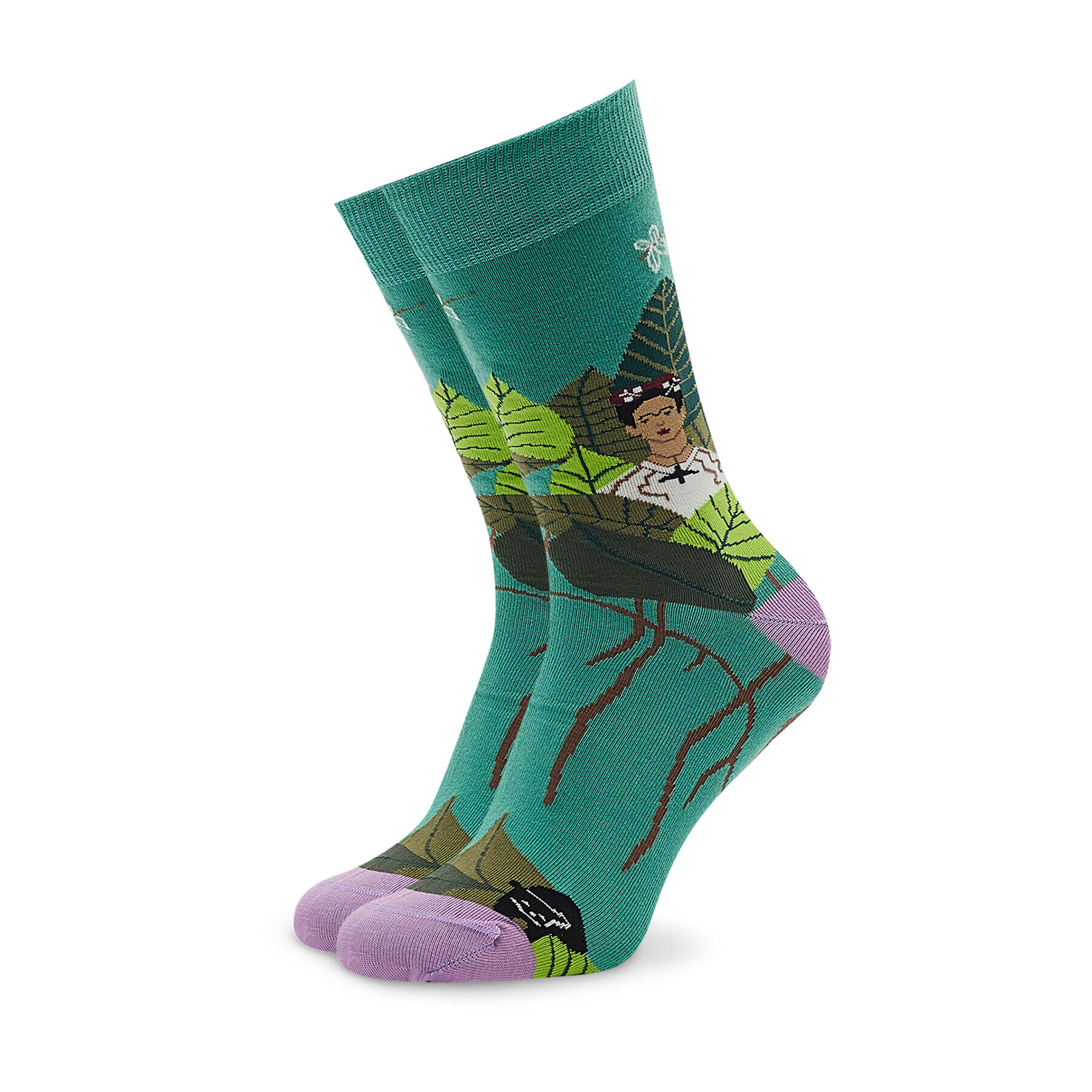 Curator Socks Дълги чорапи unisex Frida Зелен - Pepit.bg