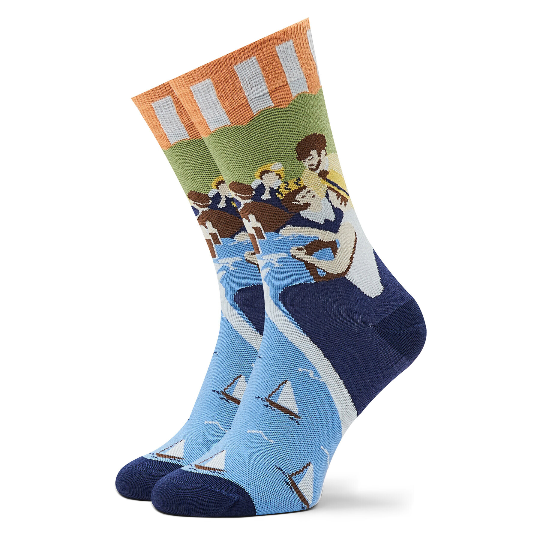 Curator Socks Дълги чорапи unisex Luncheon Of The Boating Party Цветен - Pepit.bg