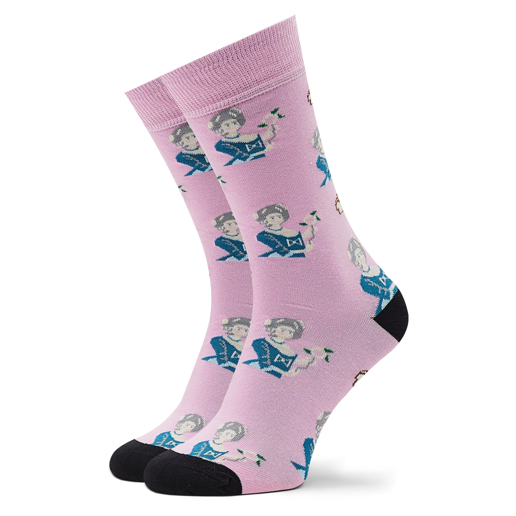 Curator Socks Дълги чорапи unisex Marie Antoinette Розов - Pepit.bg