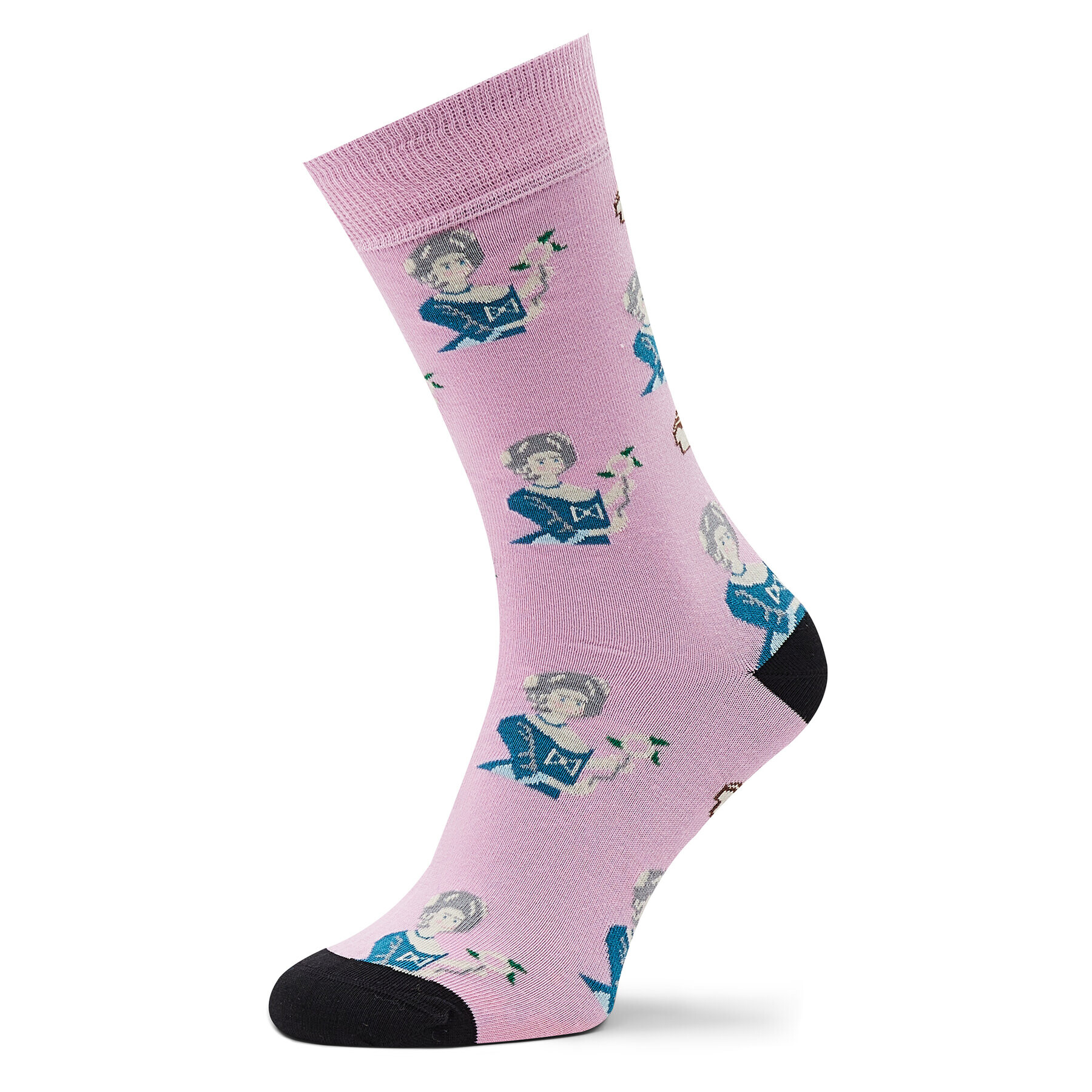 Curator Socks Дълги чорапи unisex Marie Antoinette Розов - Pepit.bg