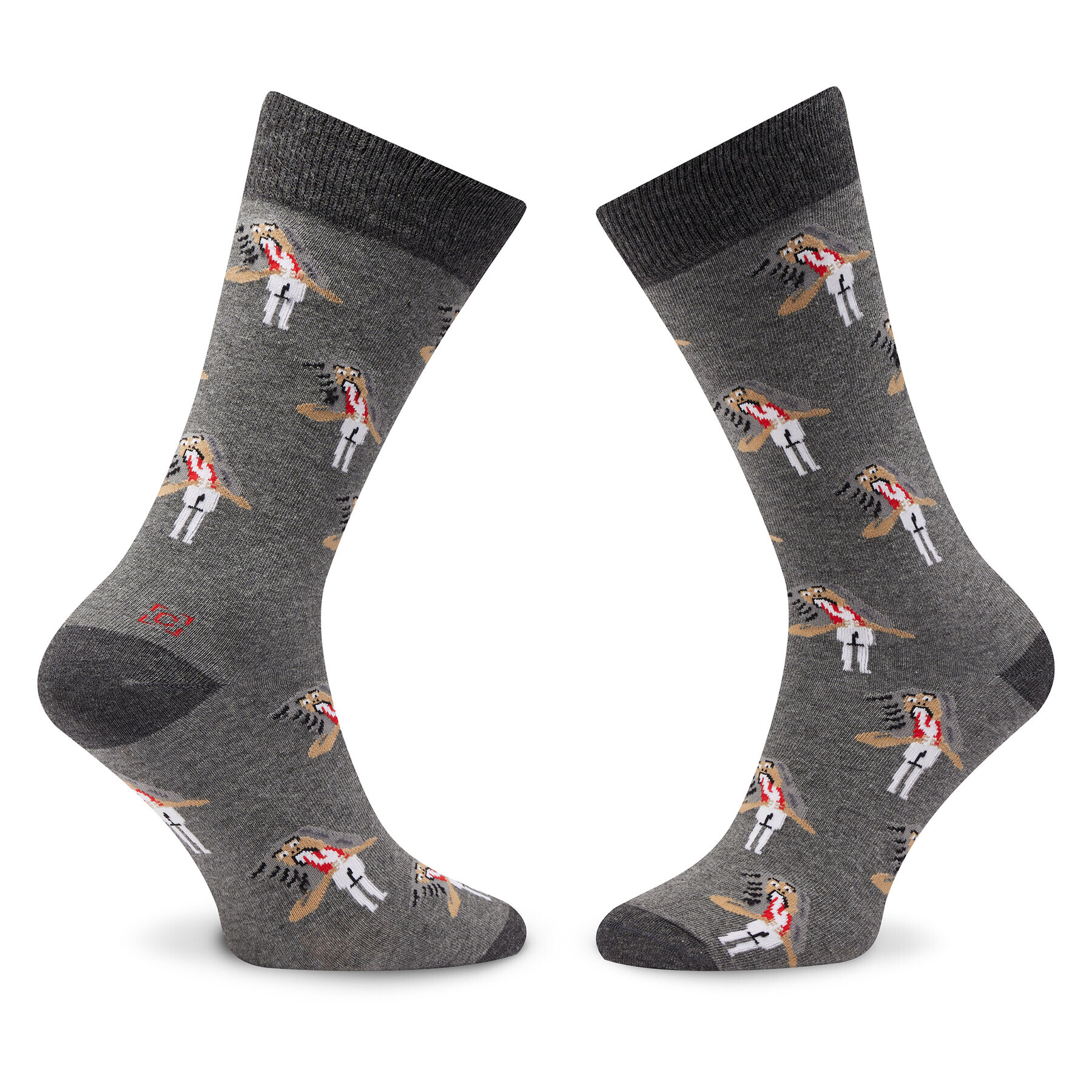 Curator Socks Дълги чорапи unisex Saturn Сив - Pepit.bg