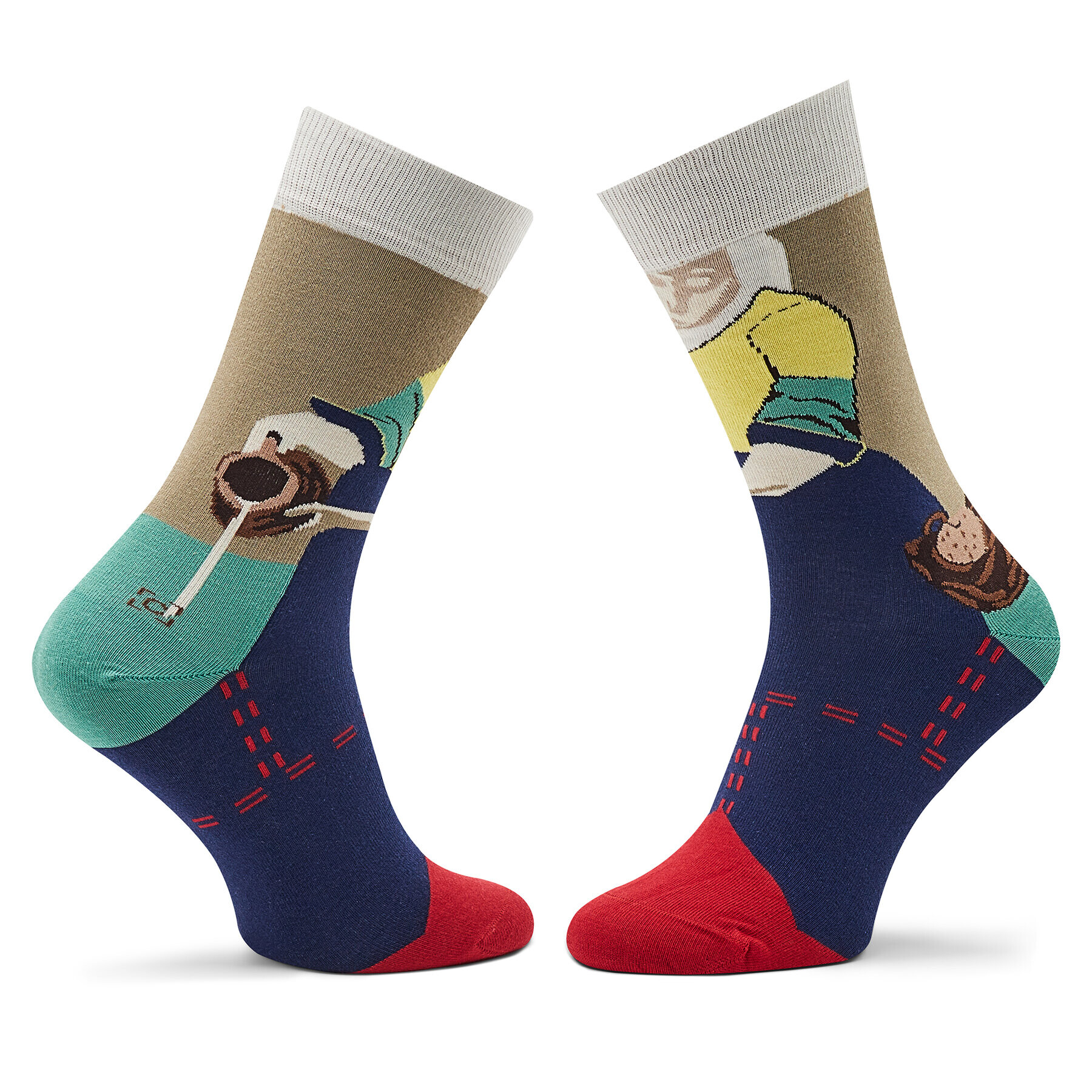 Curator Socks Дълги чорапи unisex The Milkmaid Цветен - Pepit.bg