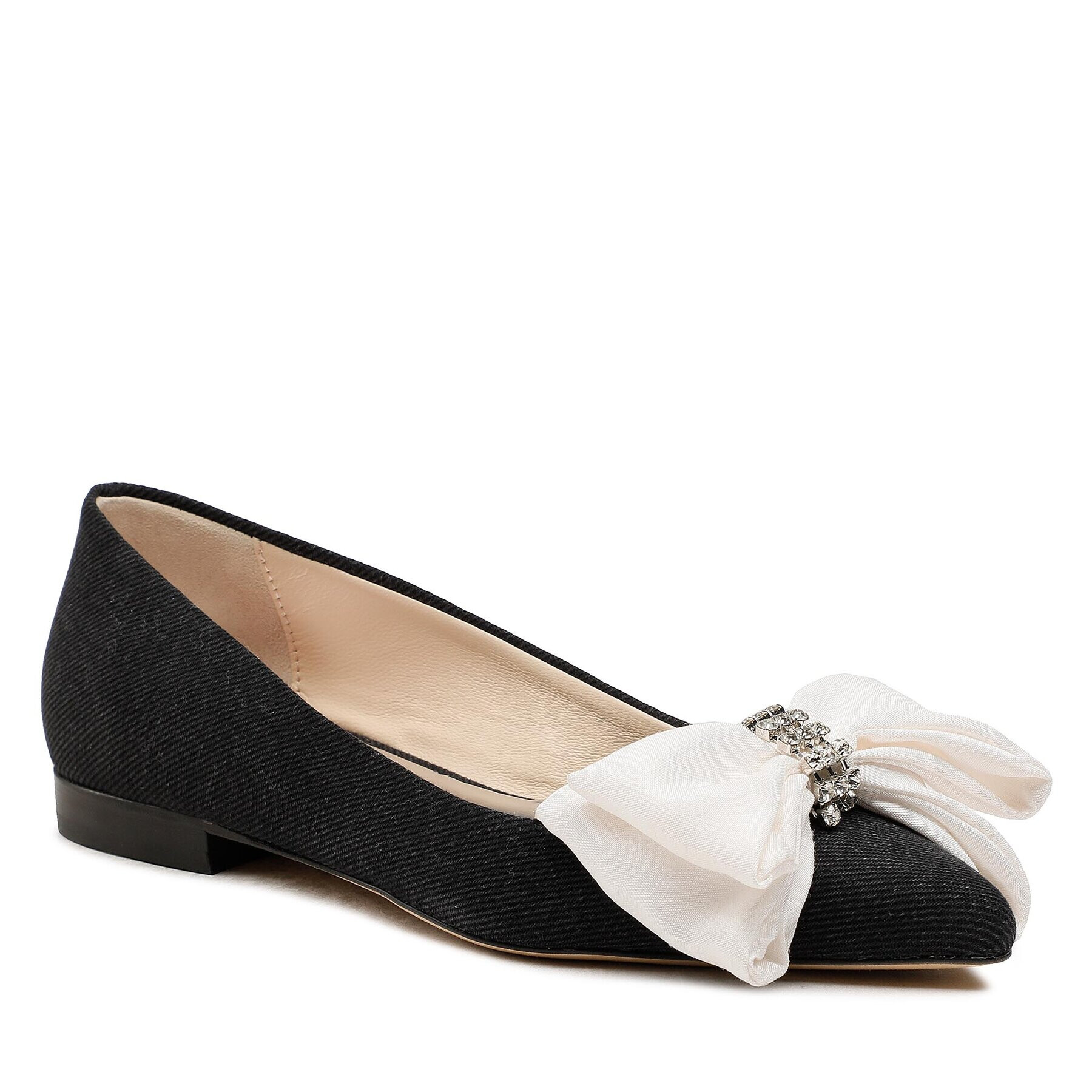 Custommade Балеринки Annabella Denim Taffeta 999633019 Сив - Pepit.bg