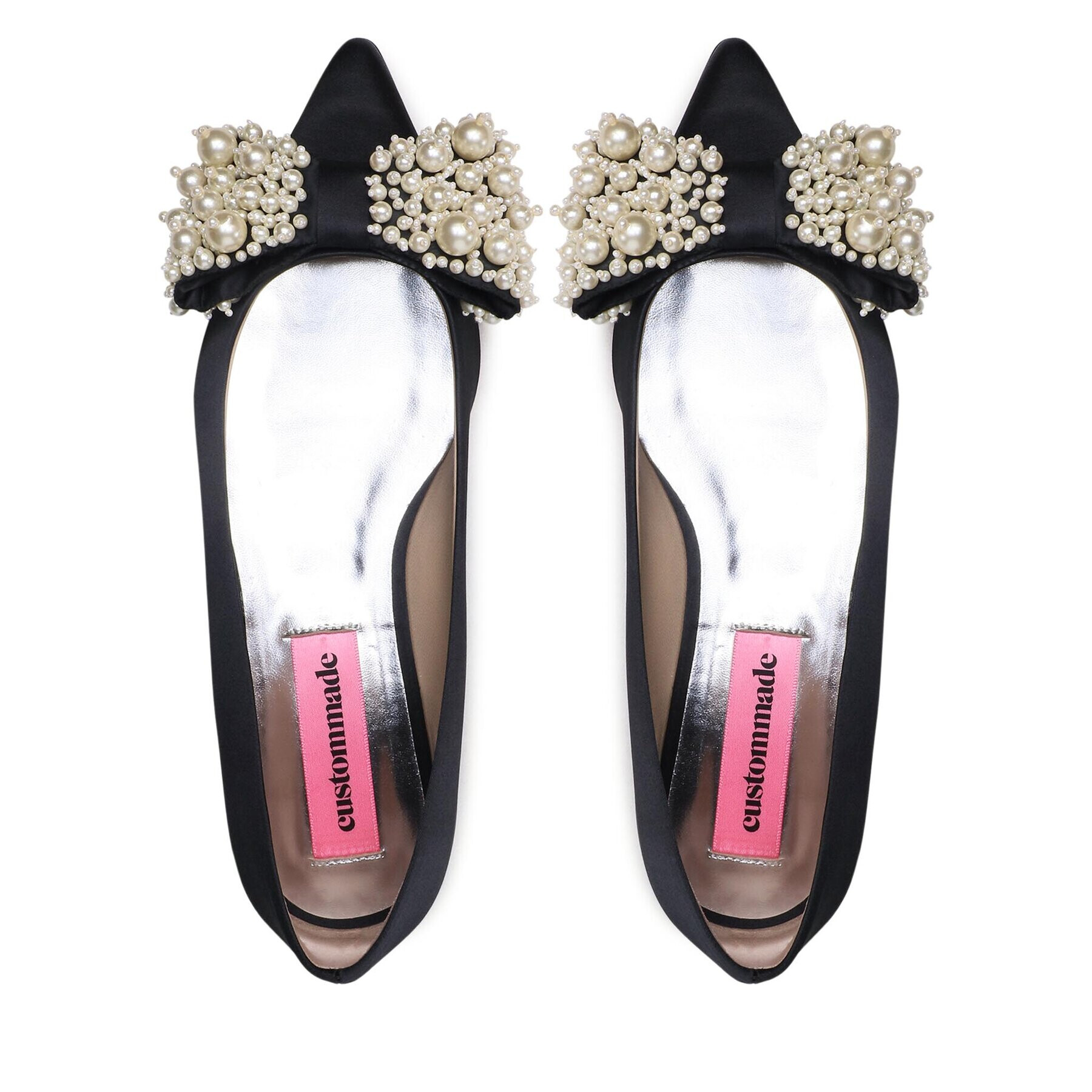 Custommade Балеринки Annabella Pearl 999623019 Черен - Pepit.bg