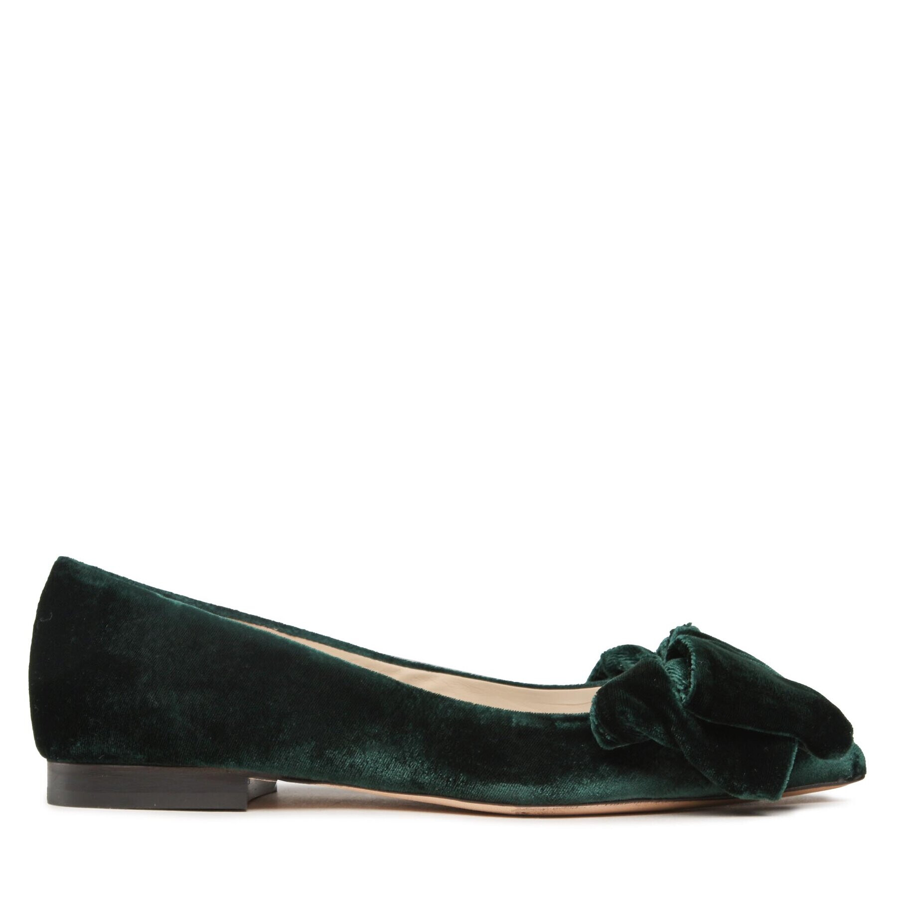 Custommade Балеринки Annabella Velvet 998620019 Зелен - Pepit.bg