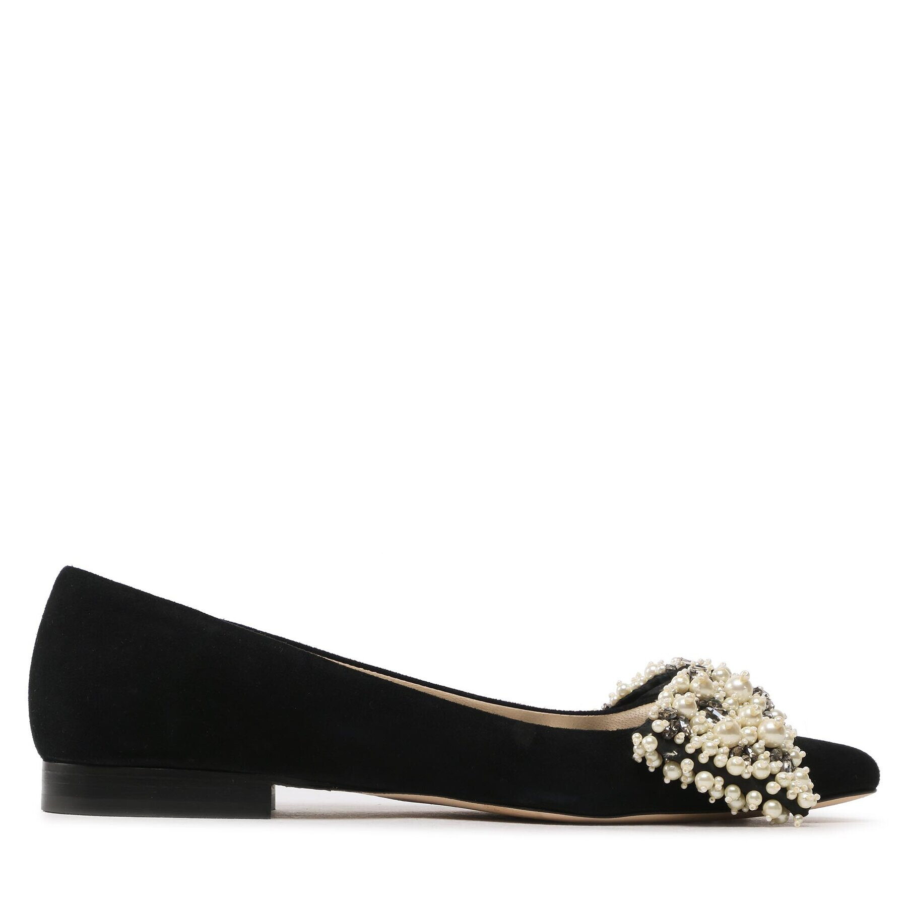 Custommade Балеринки Annabellas Suede 999606020 Черен - Pepit.bg