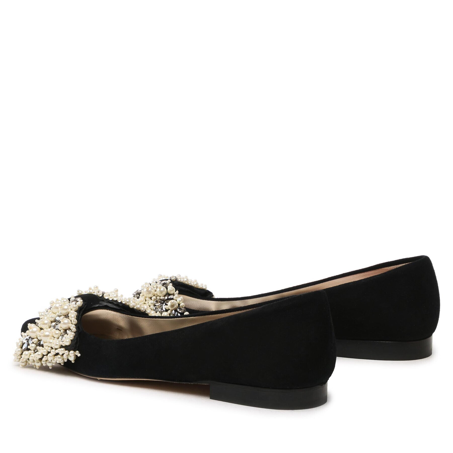 Custommade Балеринки Annabellas Suede 999606020 Черен - Pepit.bg