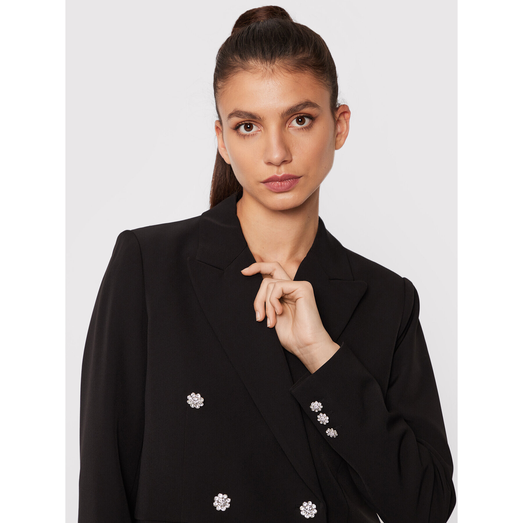 Custommade Сако Firdos 999425821 Черен Regular Fit - Pepit.bg