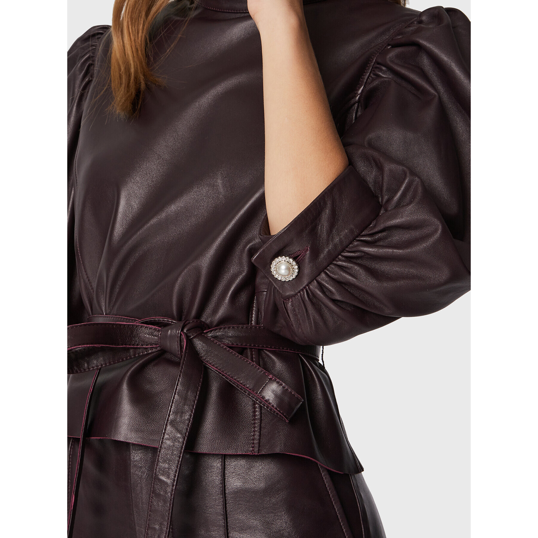 Custommade Блуза Jora 999418265 Виолетов Regular Fit - Pepit.bg