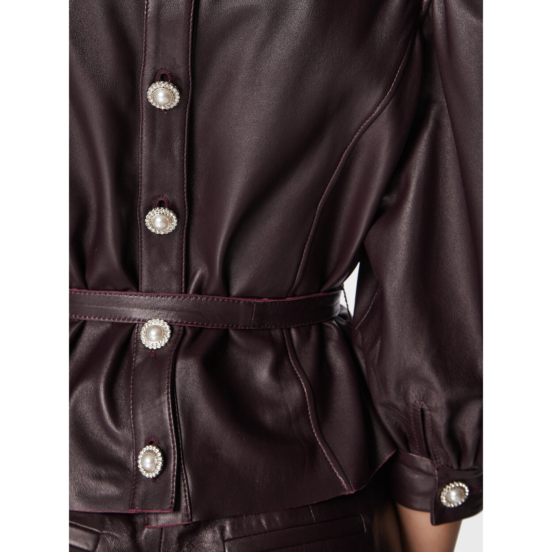 Custommade Блуза Jora 999418265 Виолетов Regular Fit - Pepit.bg