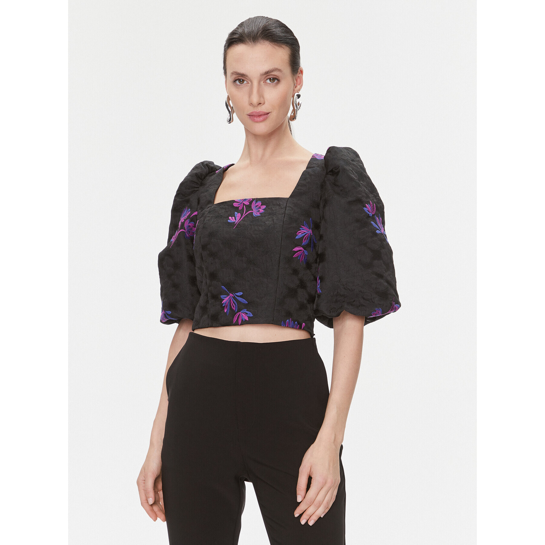 Custommade Блуза Saia 999442258 Черен Regular Fit - Pepit.bg