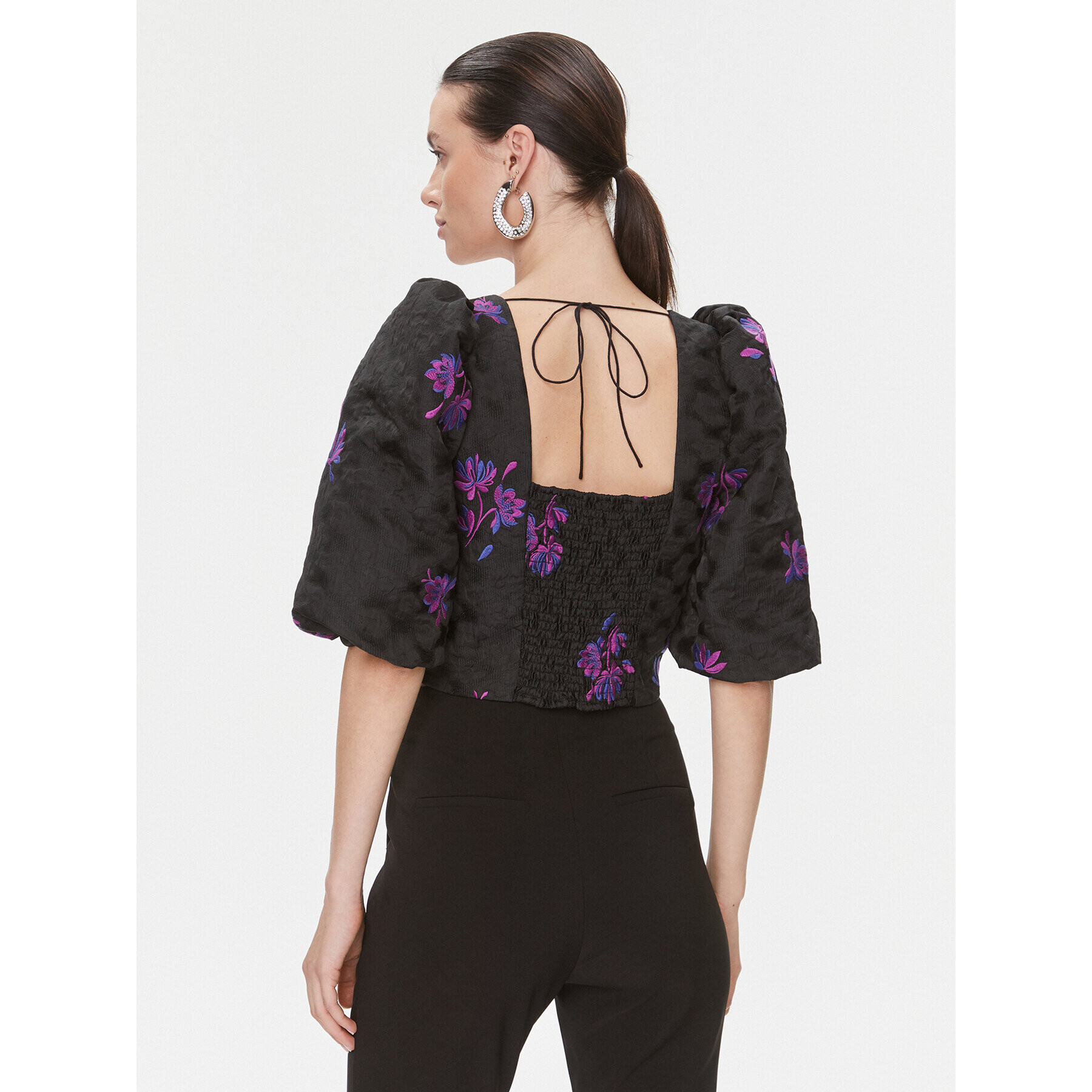 Custommade Блуза Saia 999442258 Черен Regular Fit - Pepit.bg