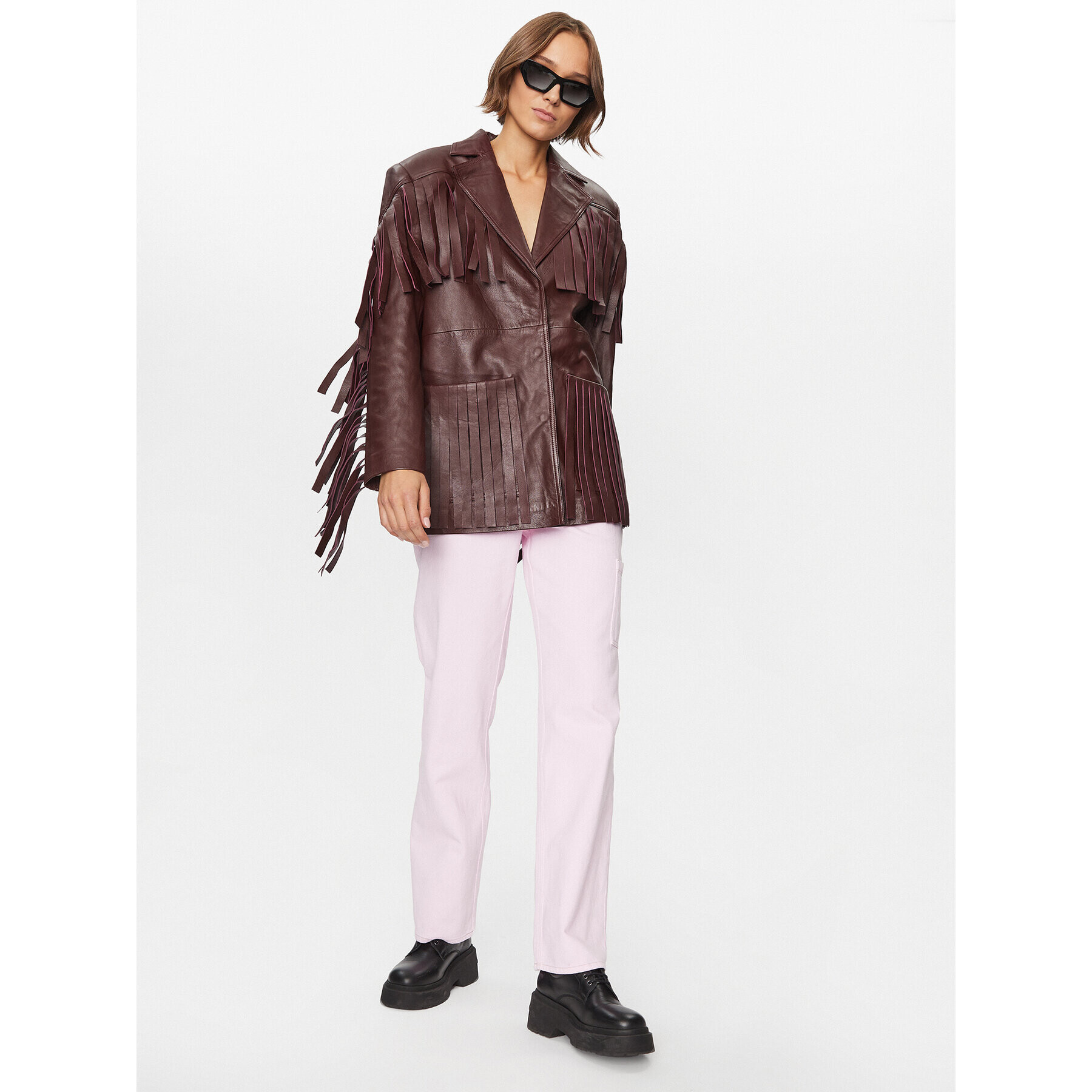 Custommade Дънки Pema 999497607 Розов Regular Fit - Pepit.bg