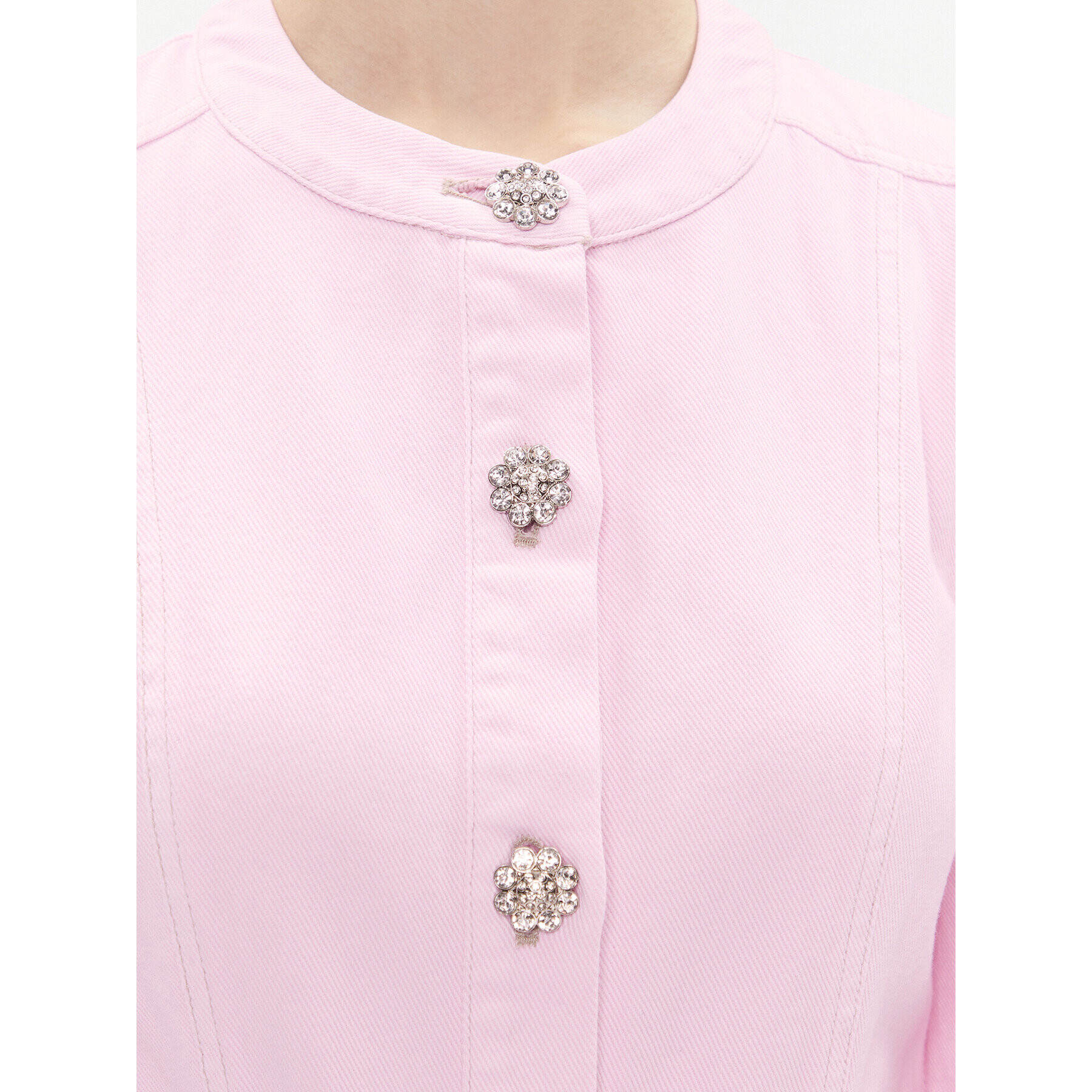 Custommade Дънкова рокля Junie 999497470 Розов Regular Fit - Pepit.bg