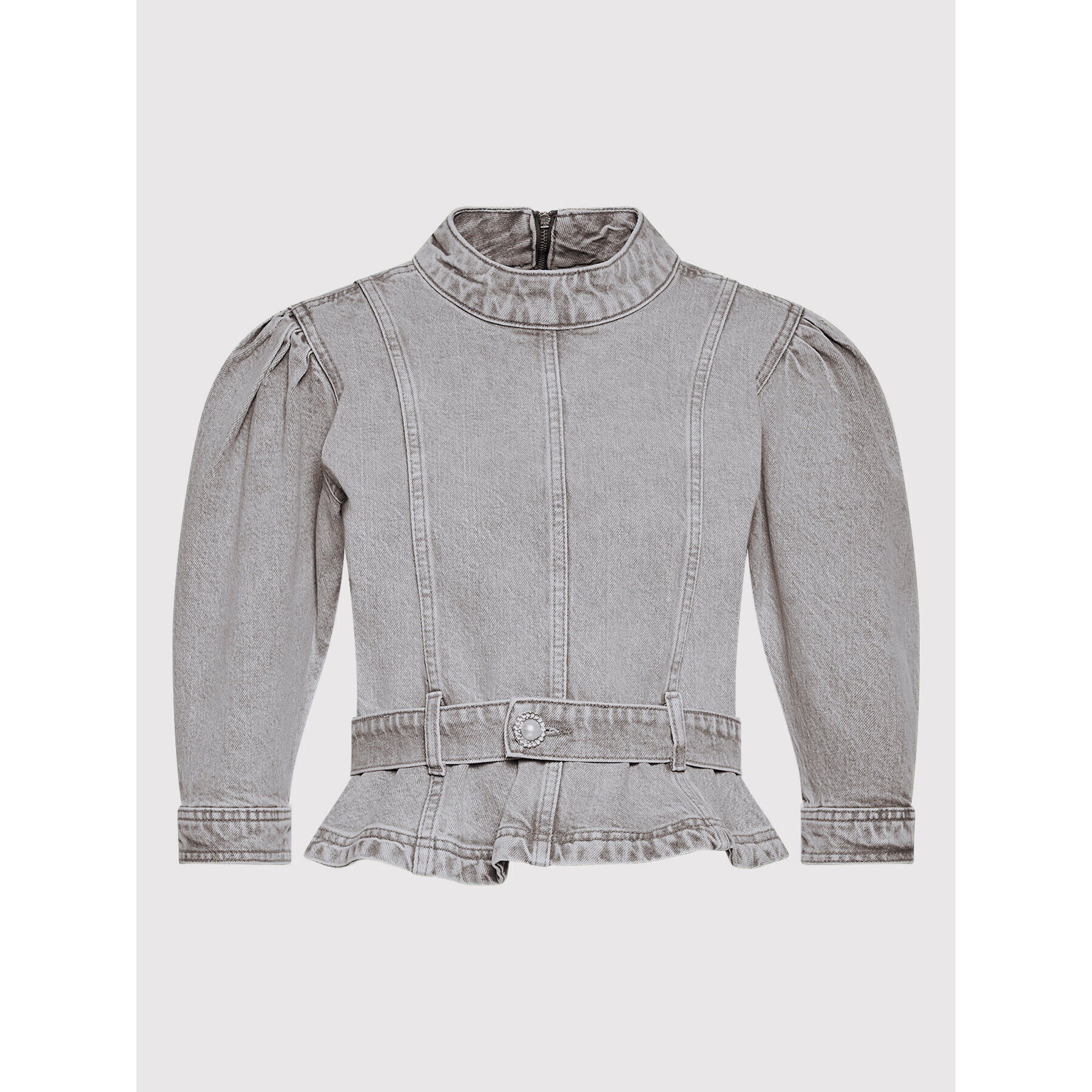 Custommade Дънково яке Natalia 999448225 Сив Regular Fit - Pepit.bg