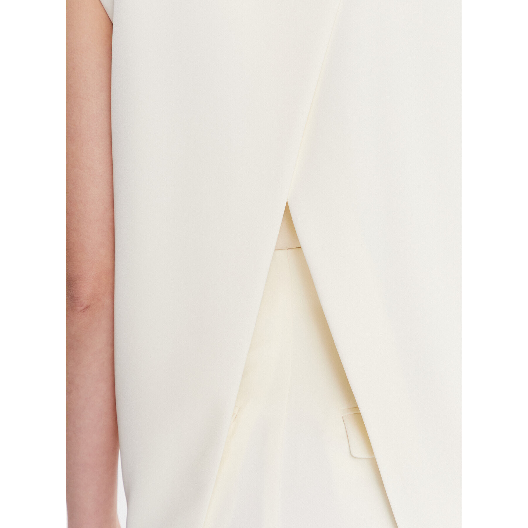 Custommade Елек Elena 999425848 Екрю Regular Fit - Pepit.bg