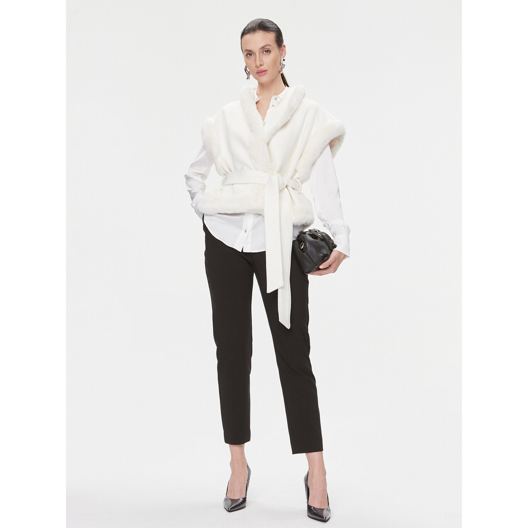 Custommade Елек Filicia 999527813 Екрю Regular Fit - Pepit.bg