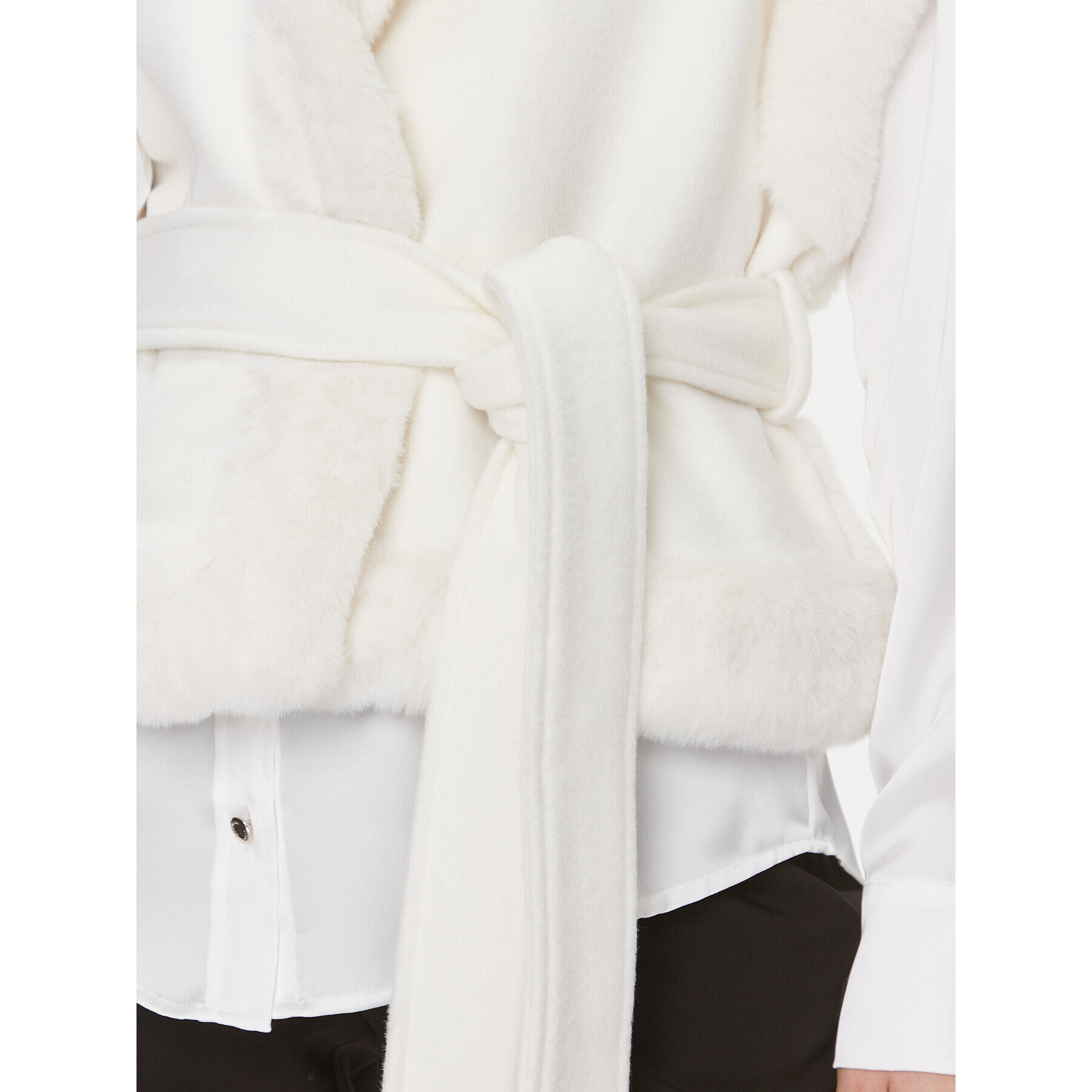 Custommade Елек Filicia 999527813 Екрю Regular Fit - Pepit.bg