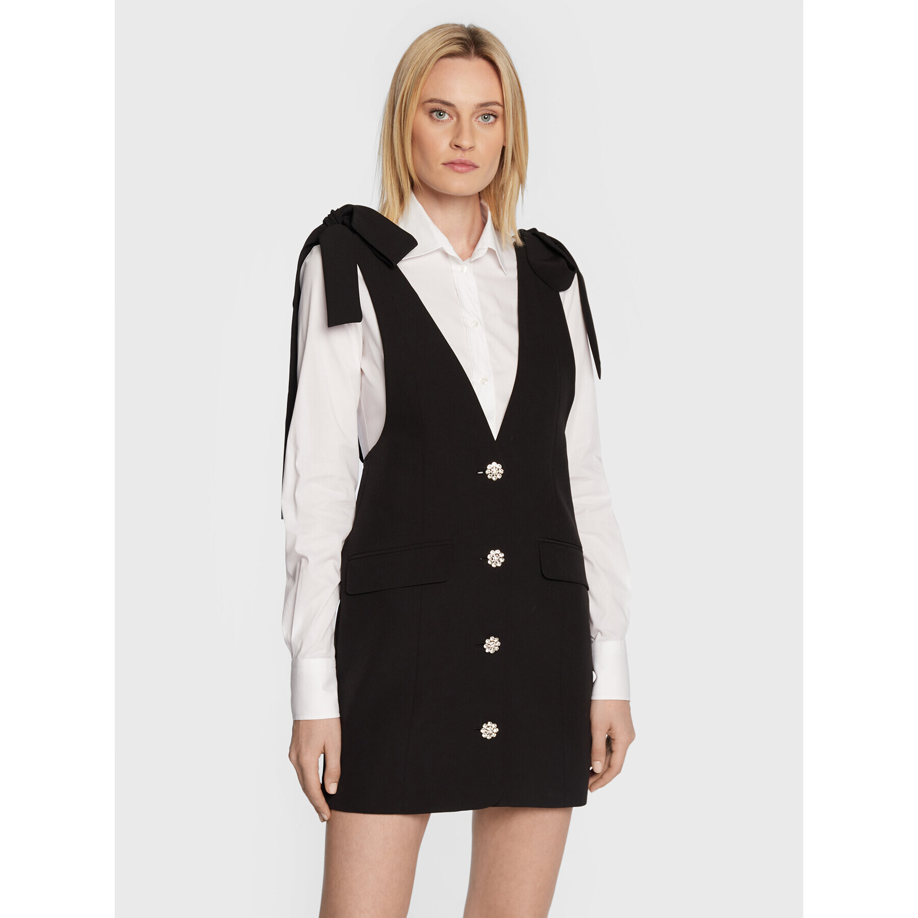 Custommade Ежедневна рокля Faisa 999425822 Черен Regular Fit - Pepit.bg