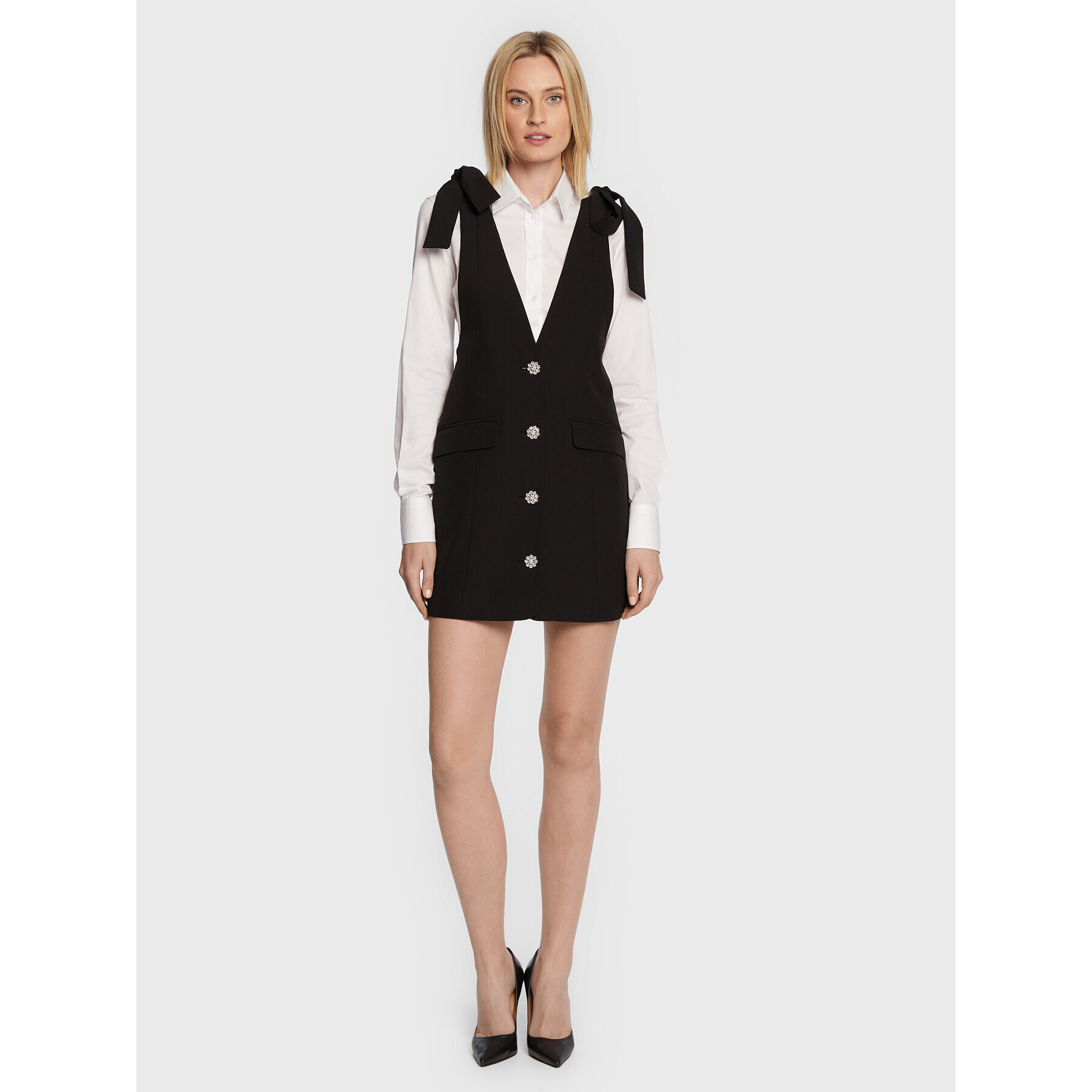 Custommade Ежедневна рокля Faisa 999425822 Черен Regular Fit - Pepit.bg