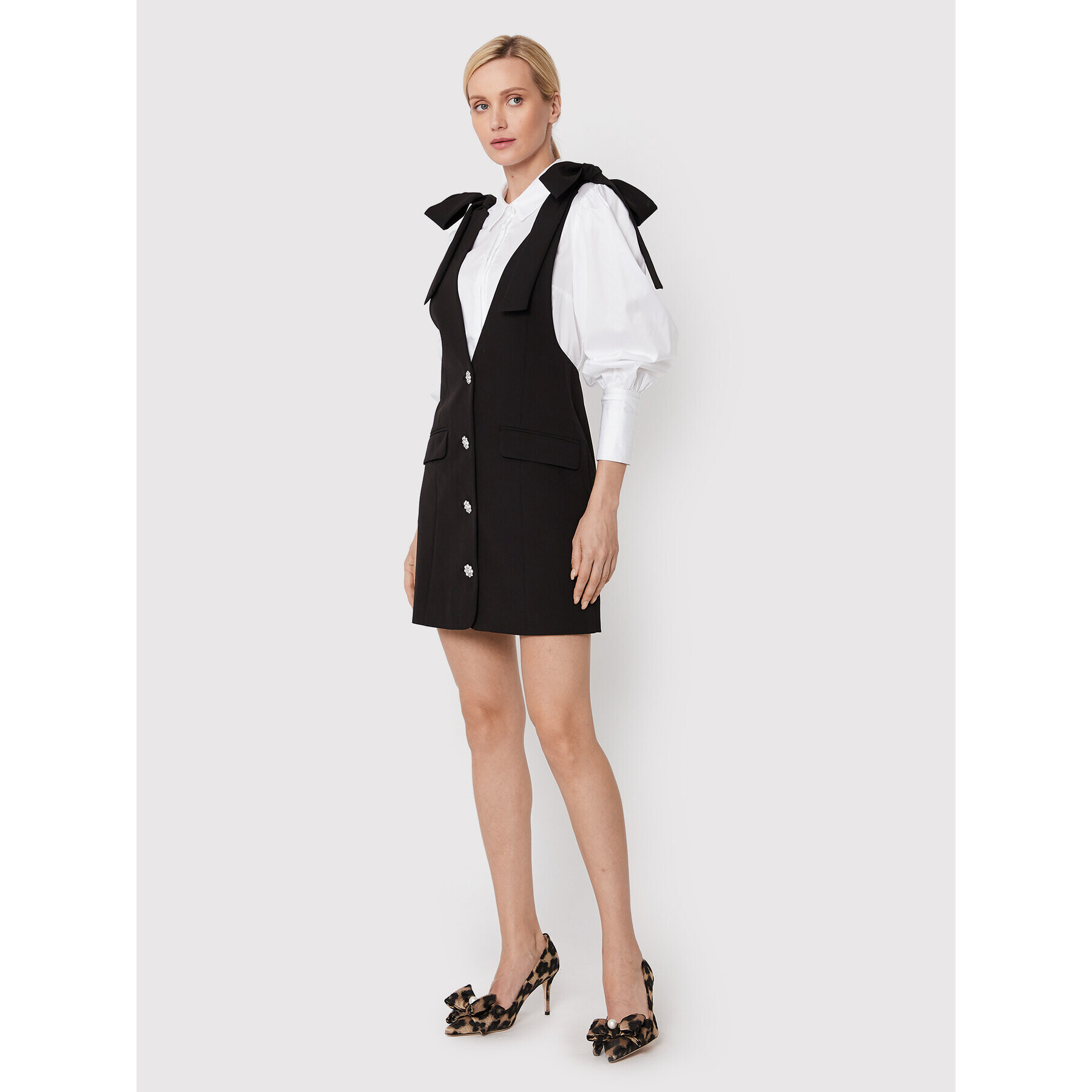 Custommade Ежедневна рокля Faisa 999425822 Черен Regular Fit - Pepit.bg
