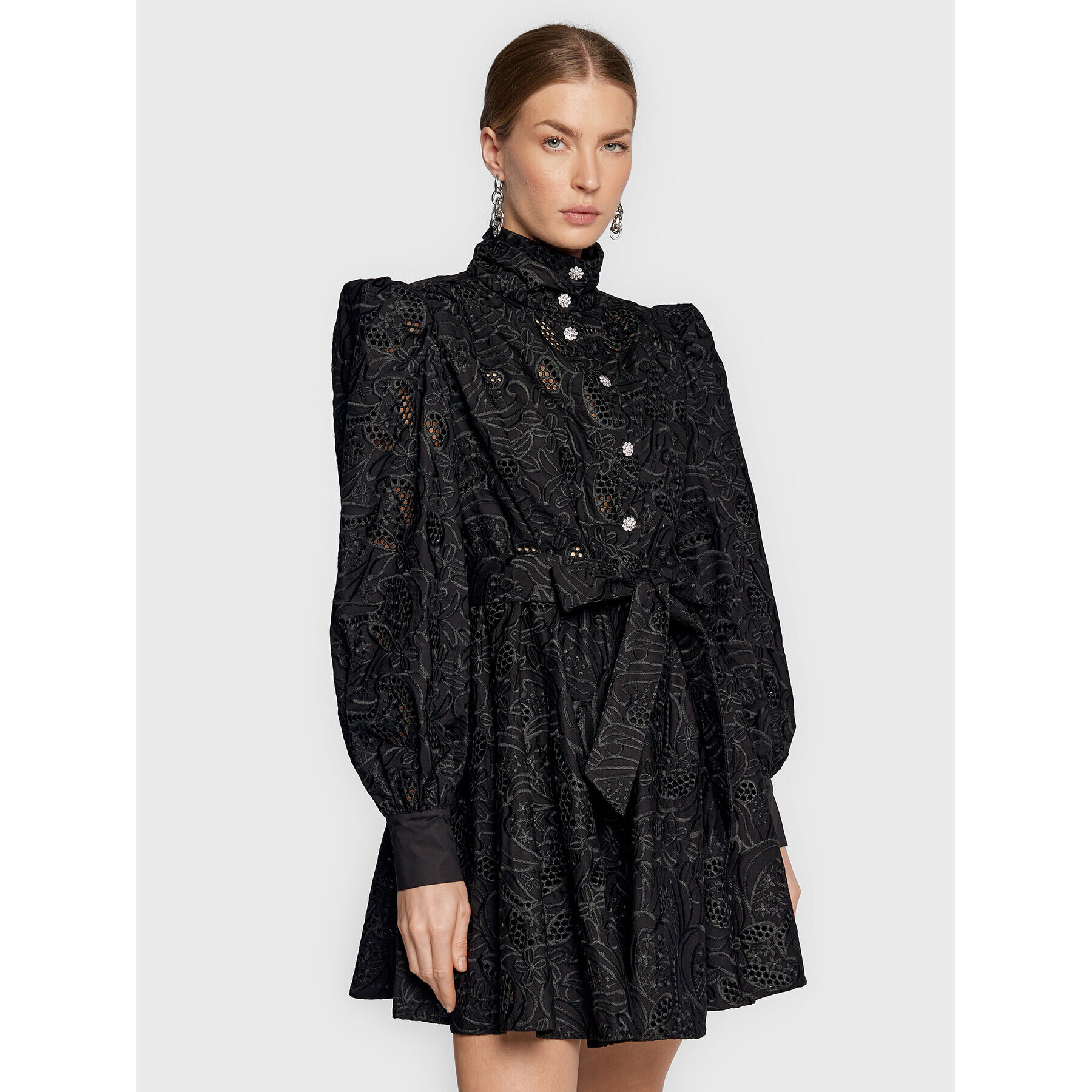 Custommade Ежедневна рокля Linnea 999370435 Черен Regular Fit - Pepit.bg