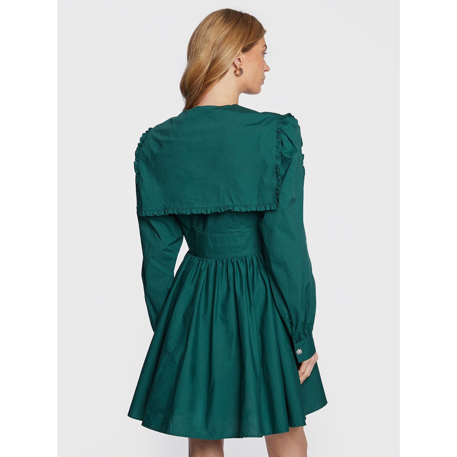 Custommade Ежедневна рокля Lora 999369446 Зелен Regular Fit - Pepit.bg