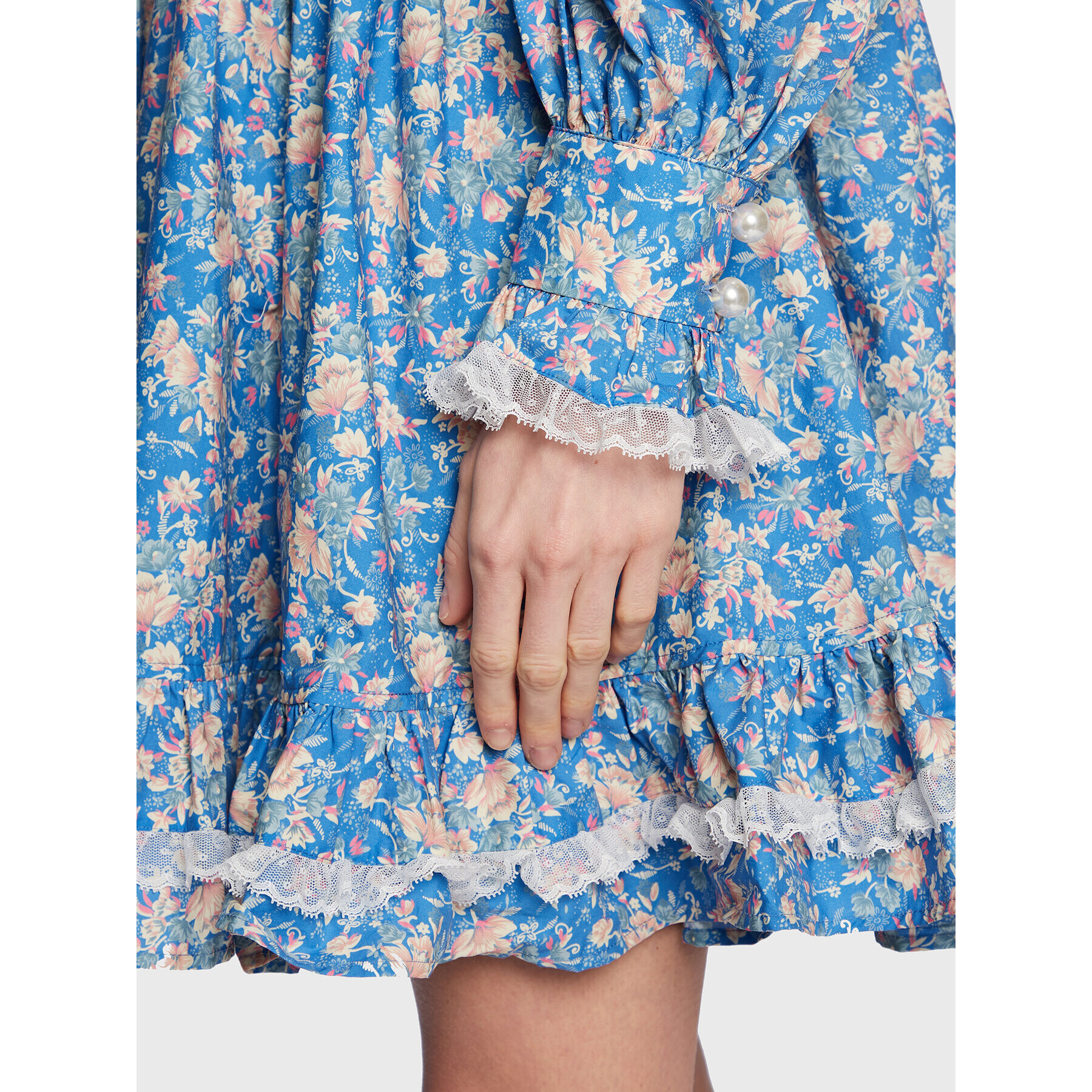 Custommade Ежедневна рокля Louisa 999376445 Син Regular Fit - Pepit.bg