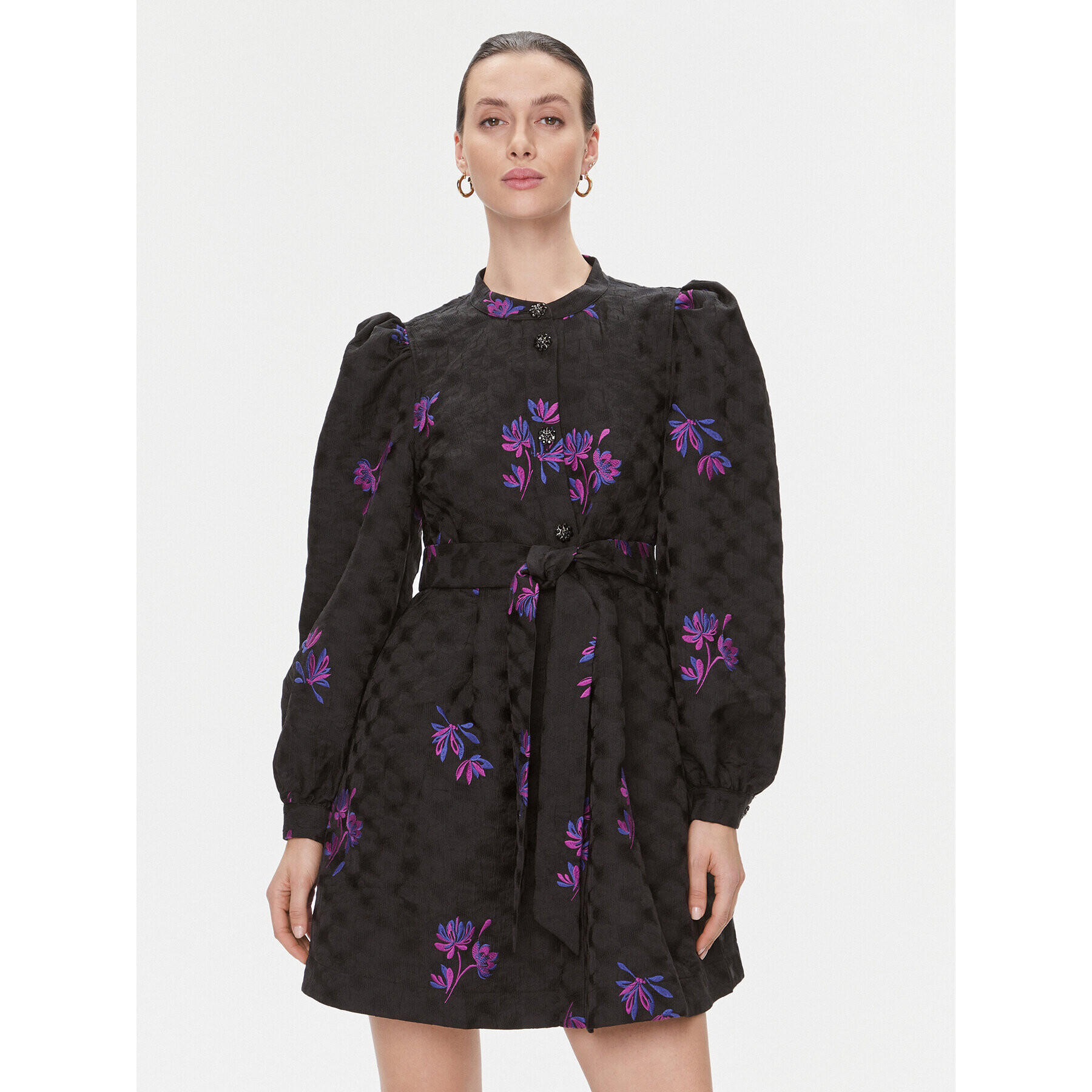 Custommade Ежедневна рокля Lynett 999442410 Черен Regular Fit - Pepit.bg