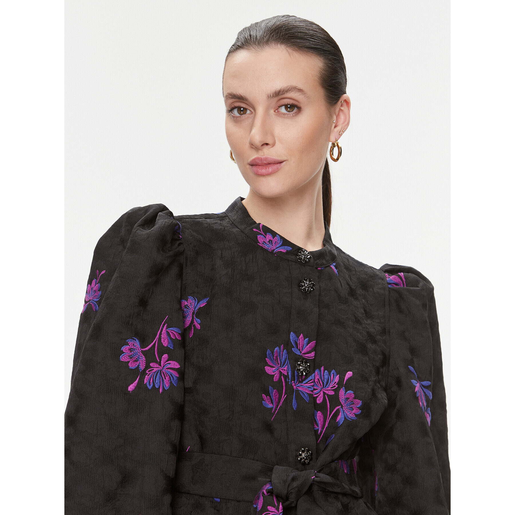 Custommade Ежедневна рокля Lynett 999442410 Черен Regular Fit - Pepit.bg