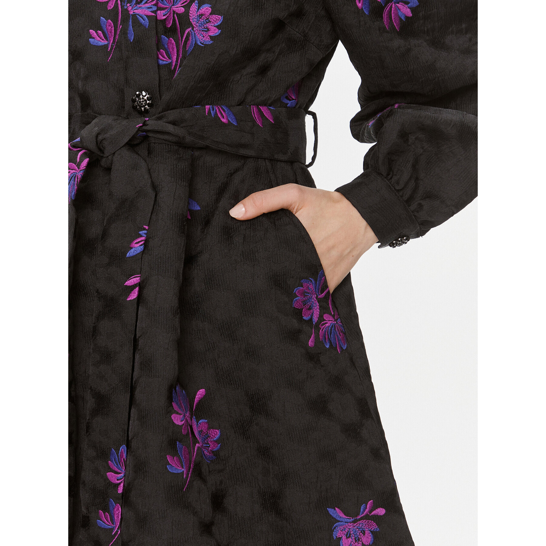 Custommade Ежедневна рокля Lynett 999442410 Черен Regular Fit - Pepit.bg