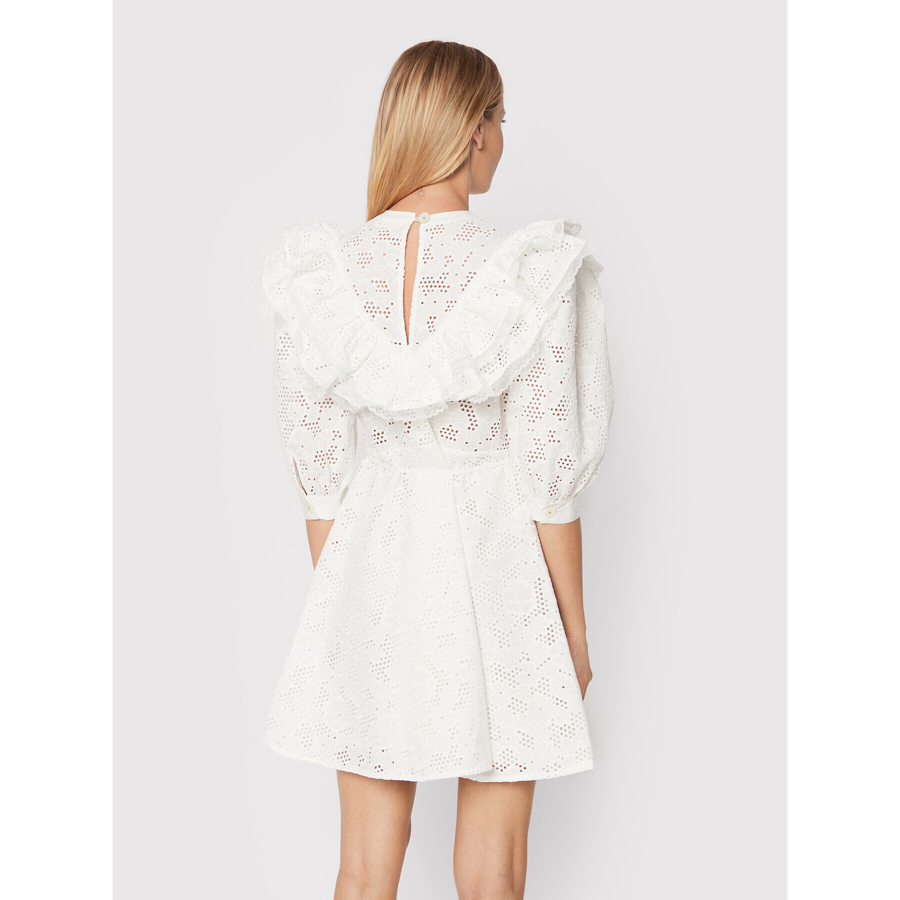 Custommade Ежедневна рокля Lysandra 999370418 Бял Regular Fit - Pepit.bg